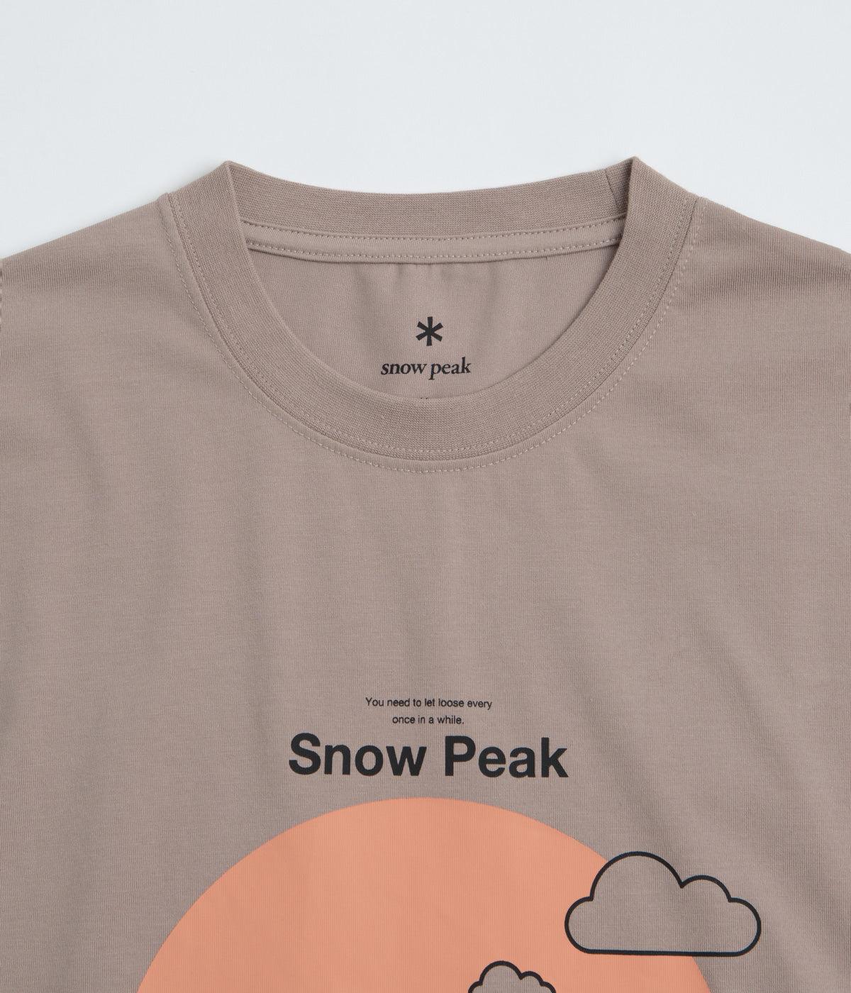 Snow Peak Camping Graphic T-Shirt - Beige - Image 3