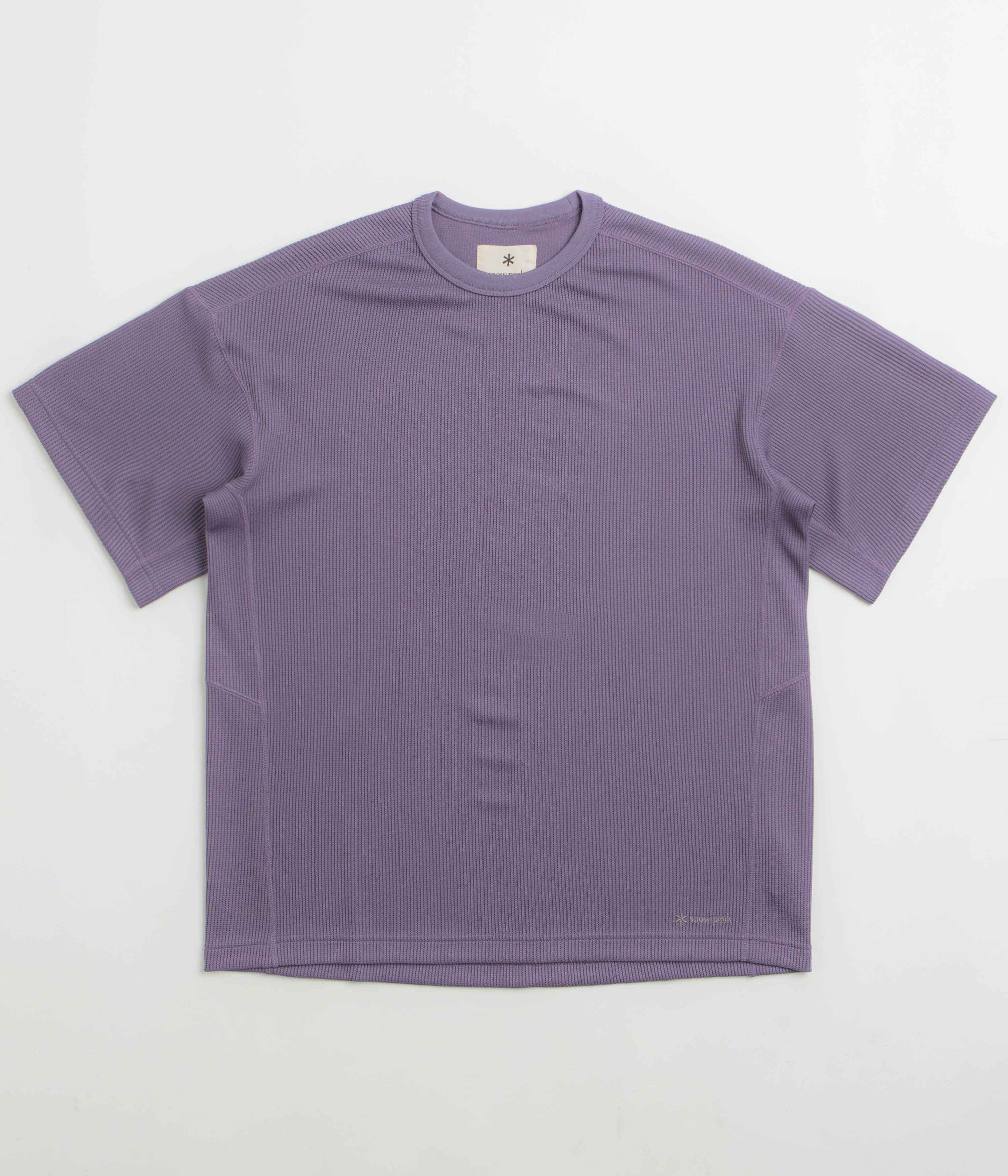 Snow Peak Dry Thermal T-Shirt - Light Purple