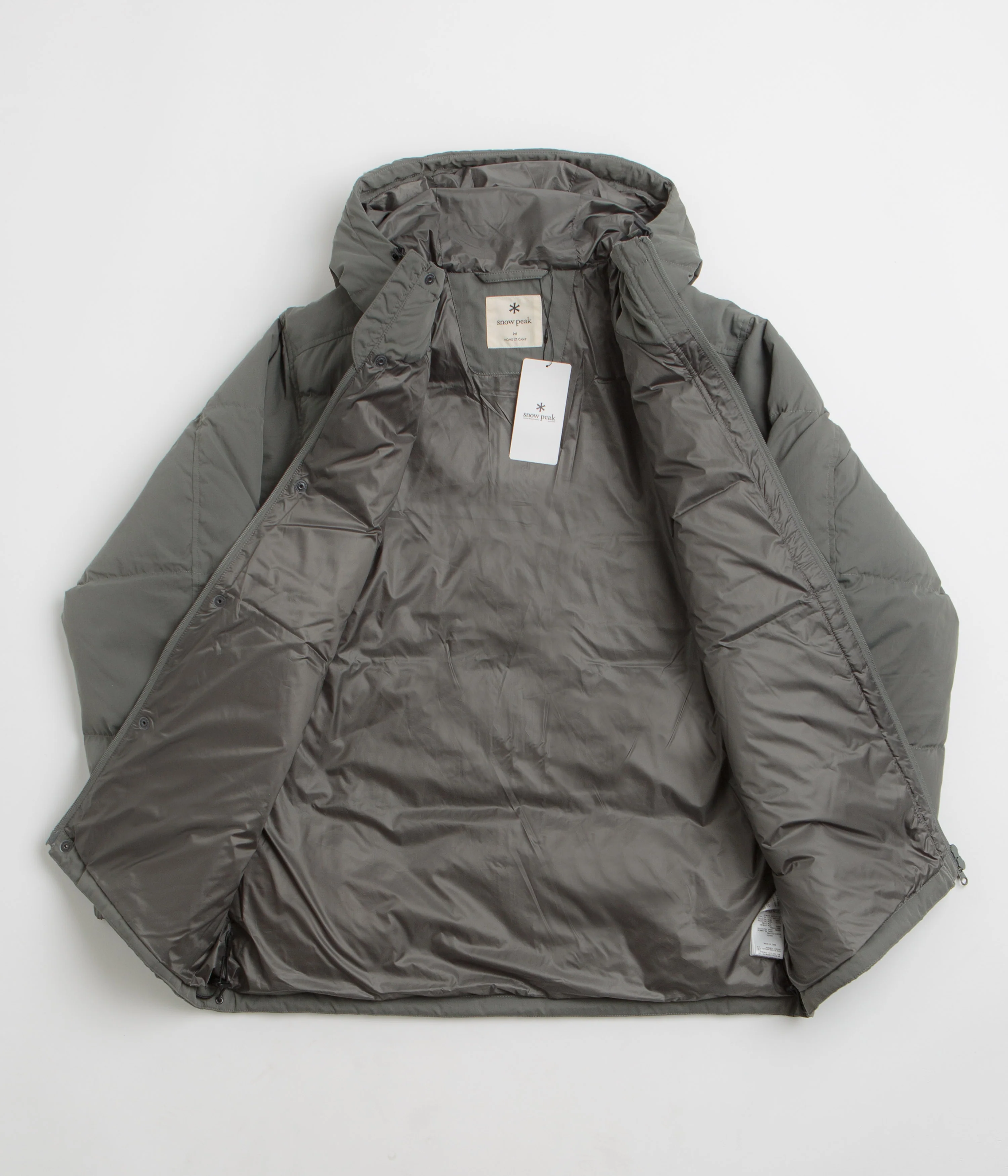 Snow Peak Everyday Down Jacket - Charcoal - Image 2
