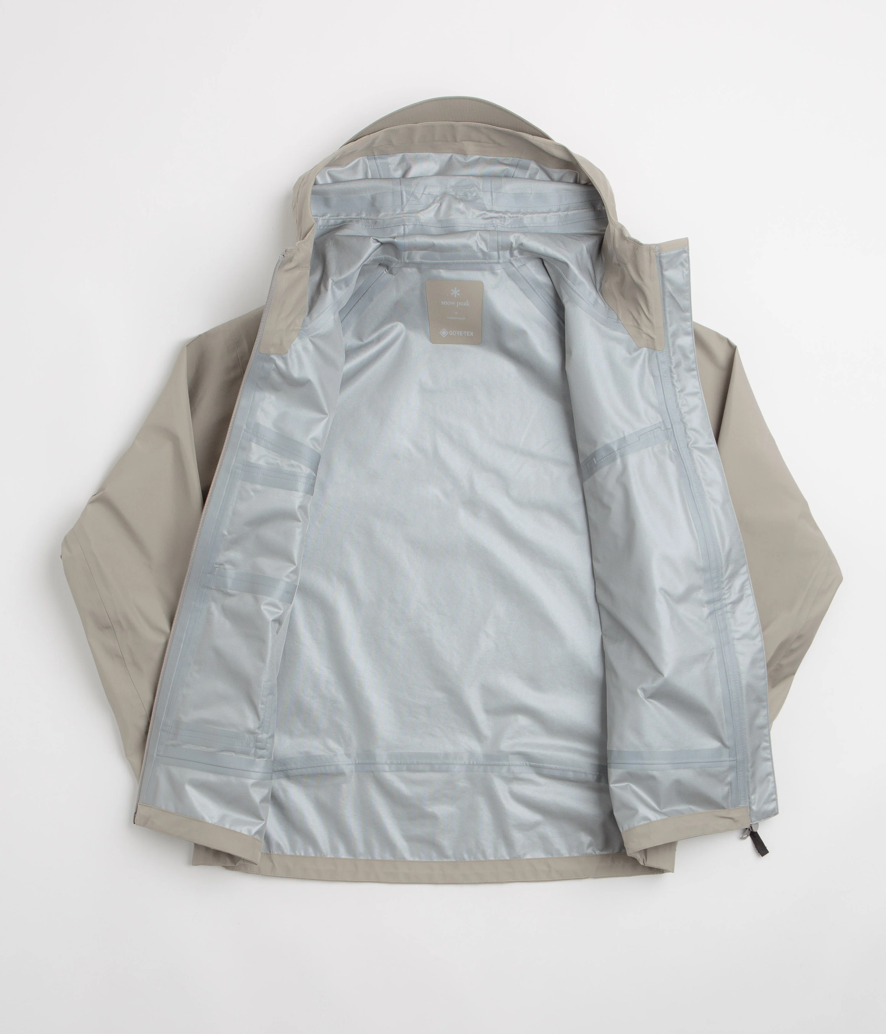 Snow Peak Gore-Tex Rain Jacket - Greige - Image 2