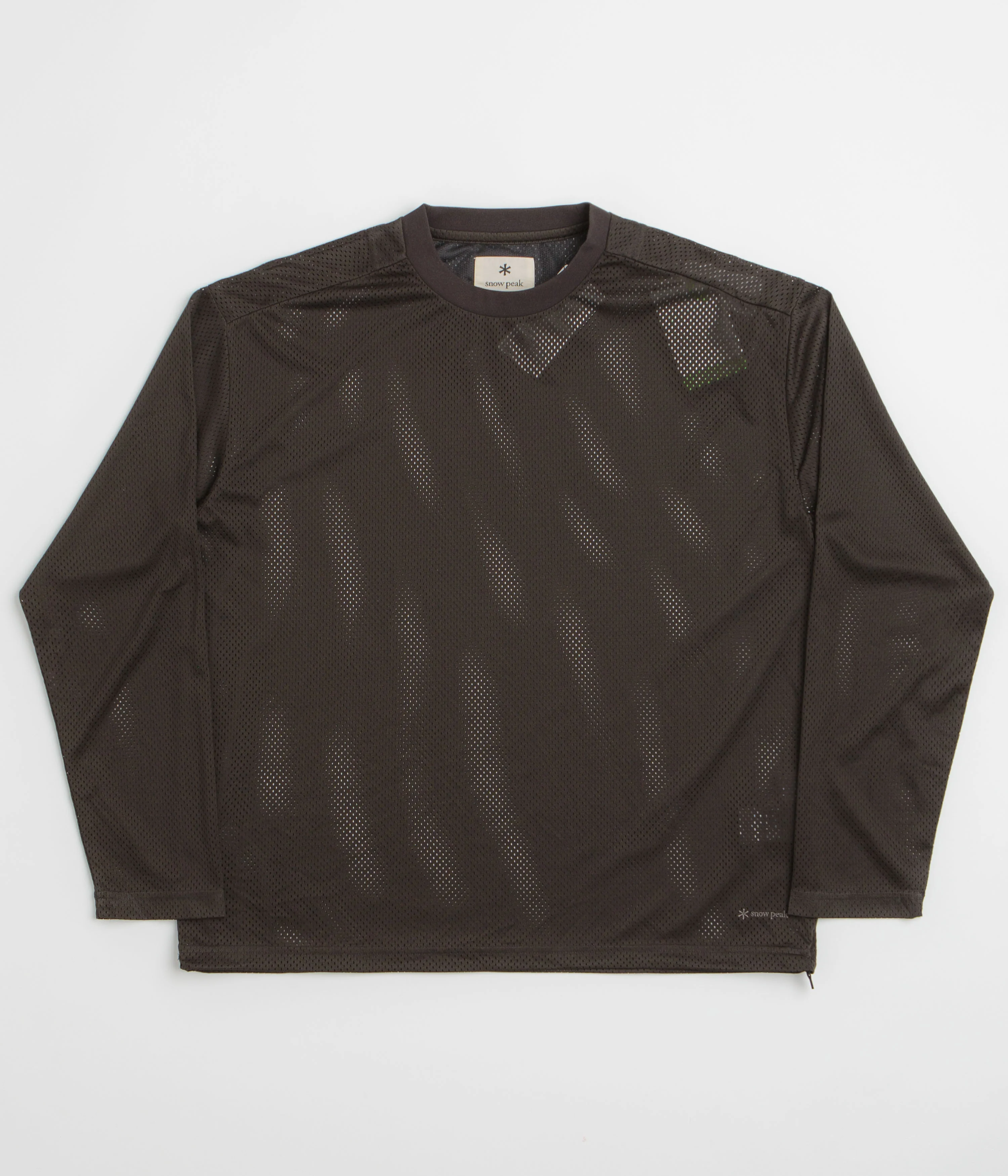 Snow Peak Insect Shield Mesh Long Sleeve T-Shirt - Black