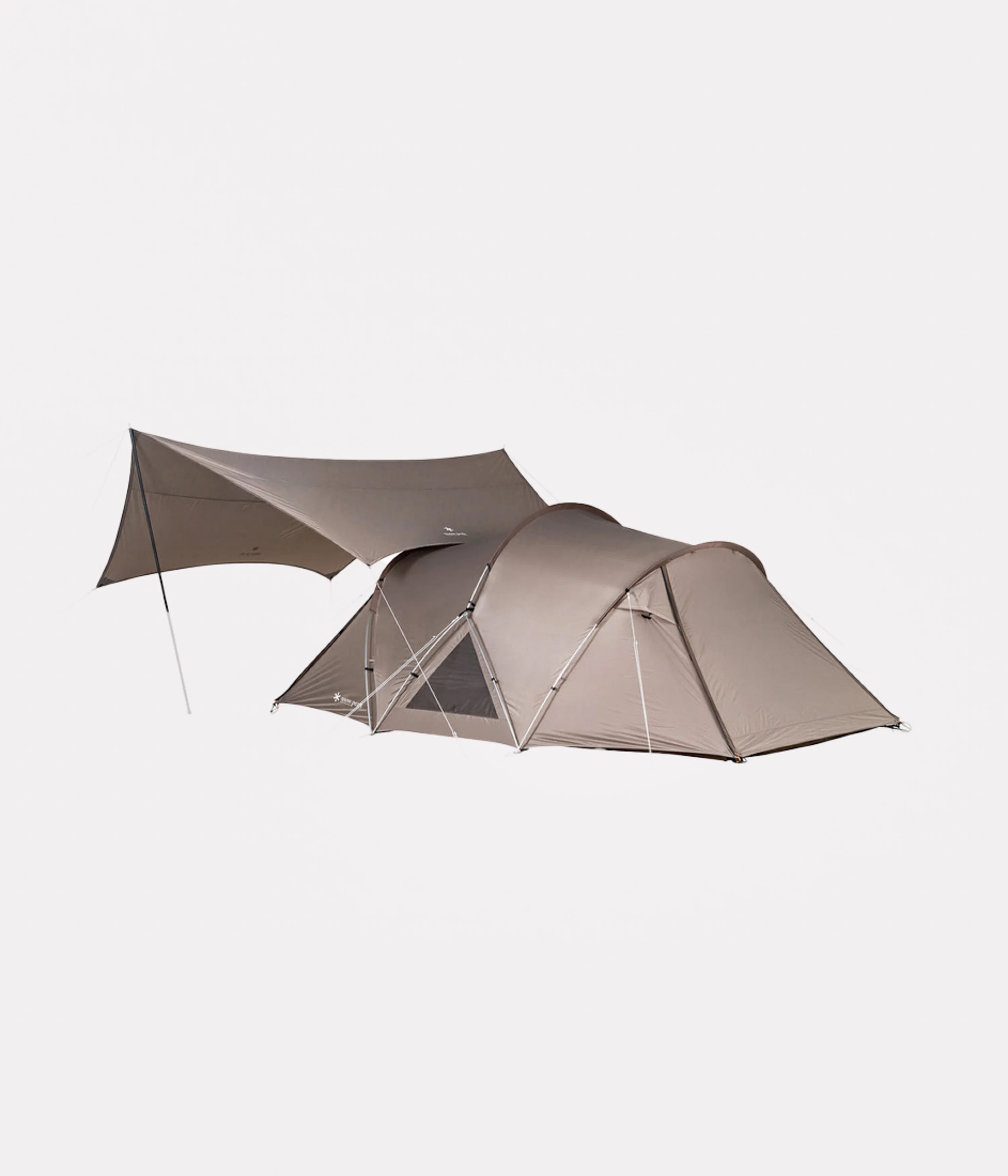 Snow Peak Land Nest Medium Tent And Tarp Set - Light Brown - Image 2