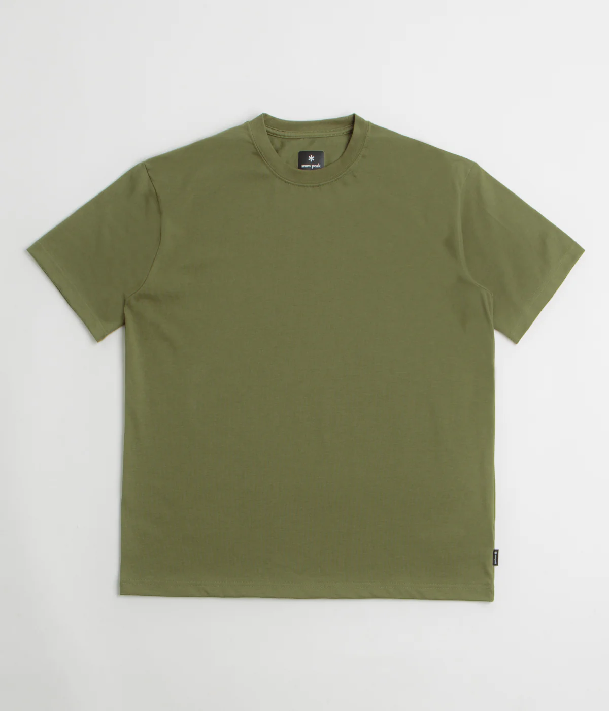 Snow Peak NSD Back Logo T-Shirt - Olive - Image 2