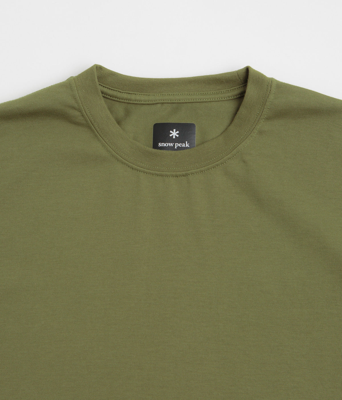 Snow Peak NSD Back Logo T-Shirt - Olive - Image 4