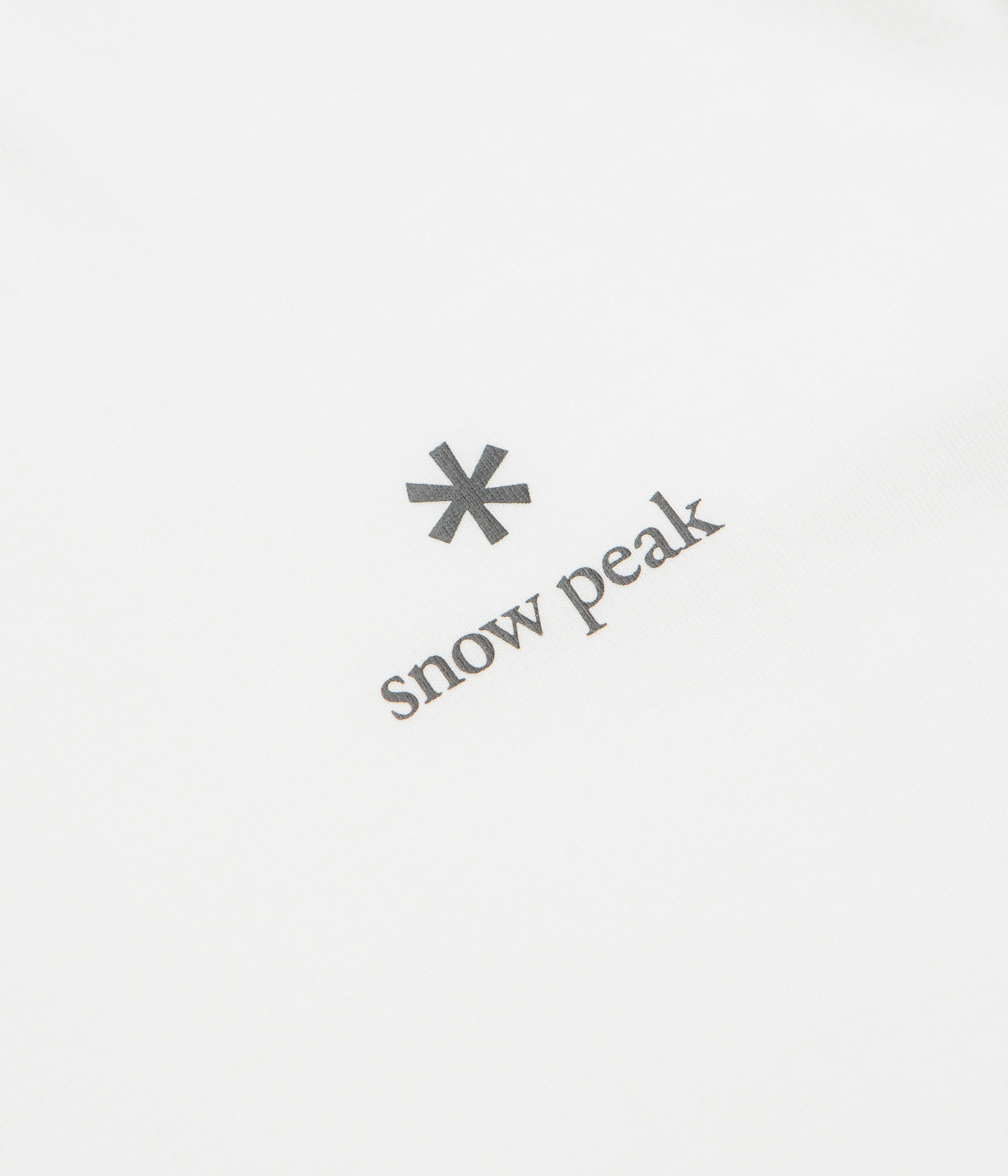 Snow Peak NSD Logo Long Sleeve T-Shirt - Off White - Image 3