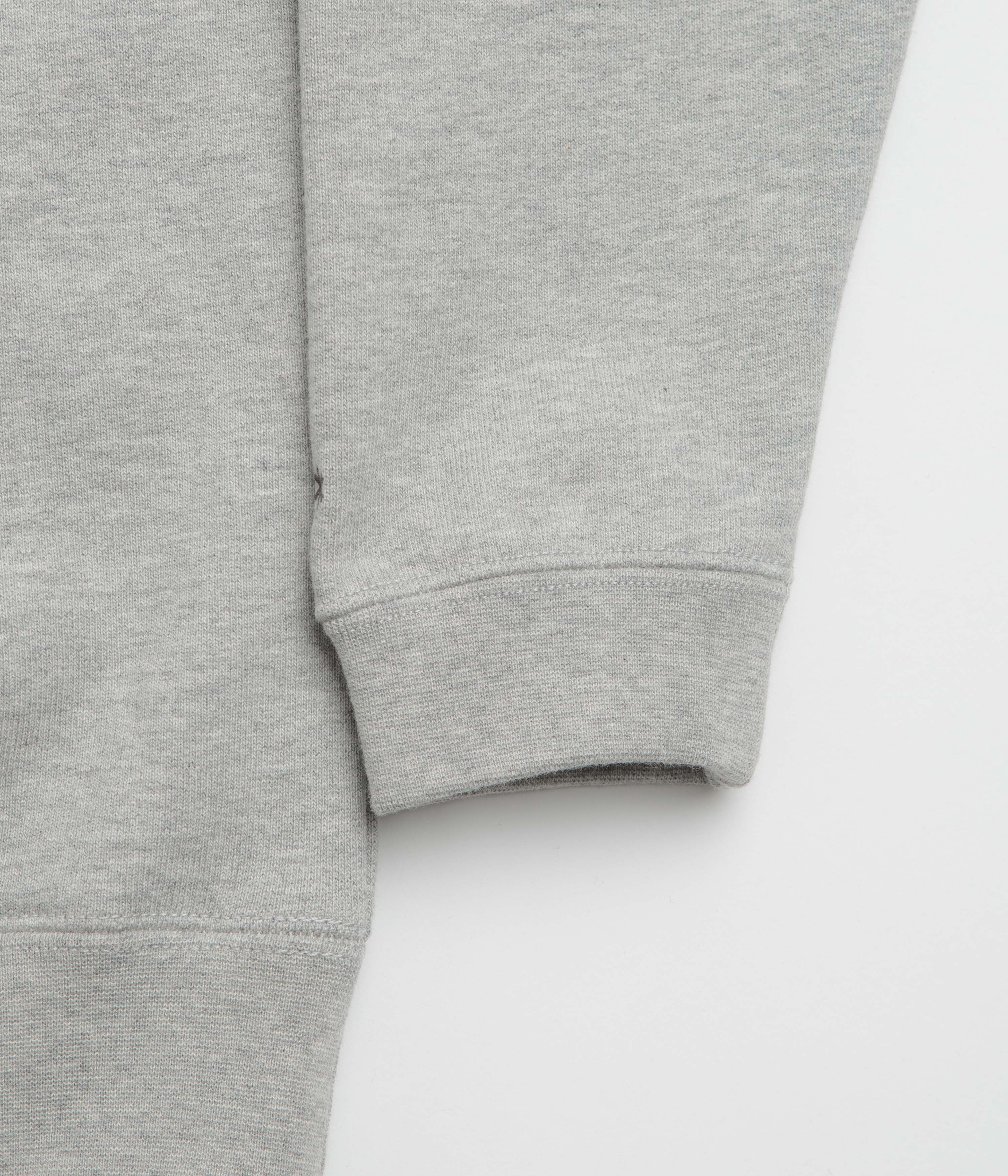 Snow Peak Recycled Cotton Crewneck Sweatshirt - Mid Grey - Image 5
