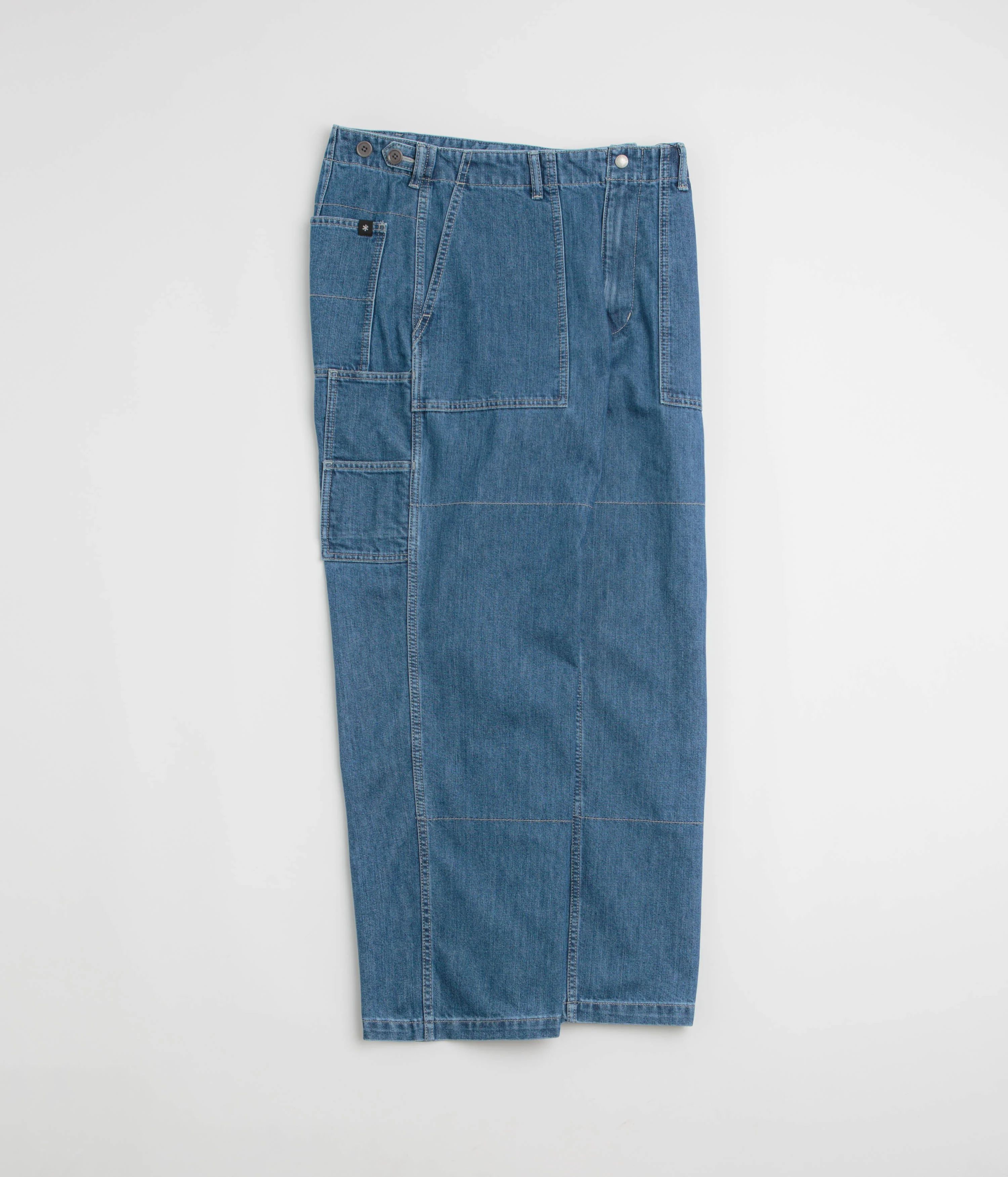 Snow Peak Takibi Denim Pants - Light Blue - Image 2