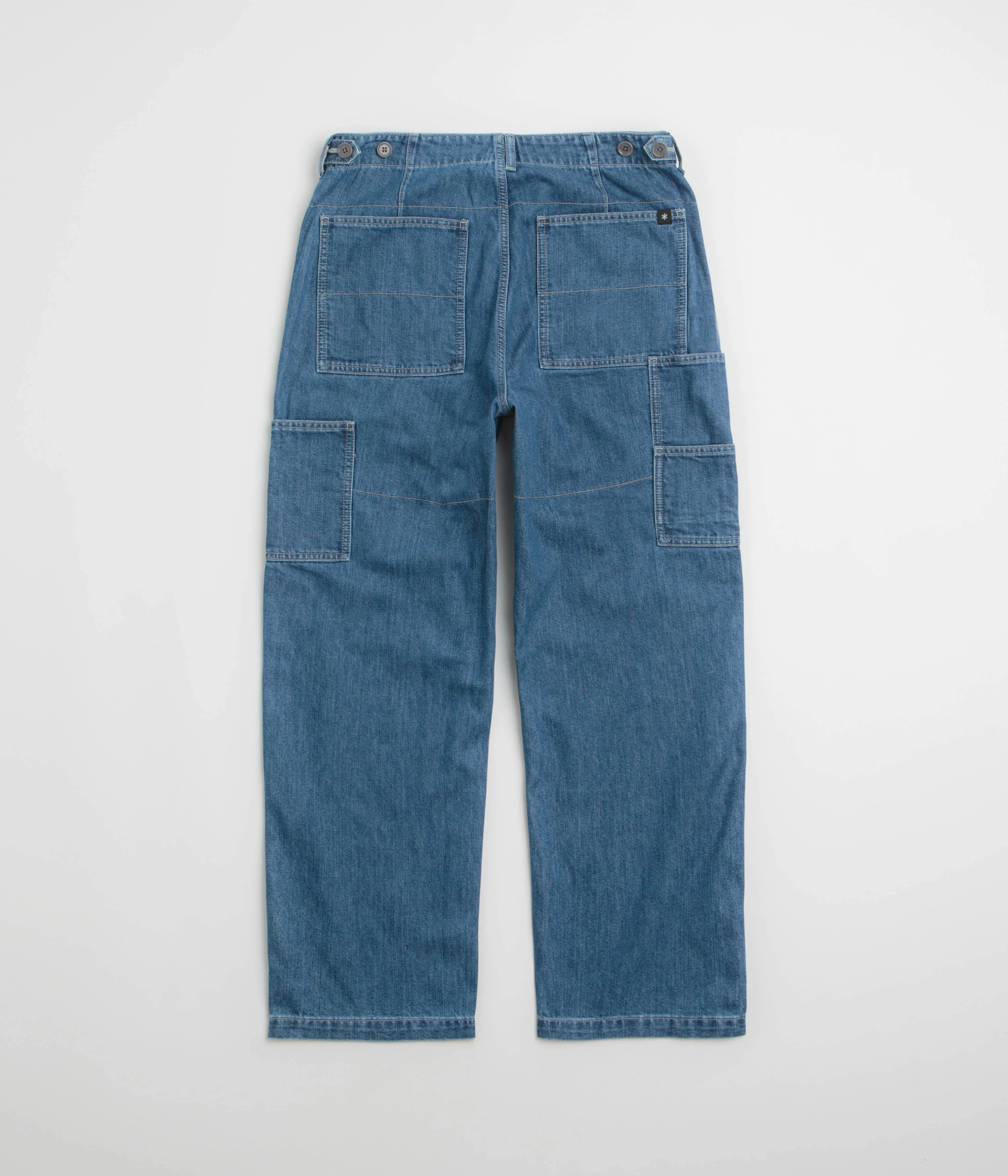 Snow Peak Takibi Denim Pants - Light Blue - Image 3
