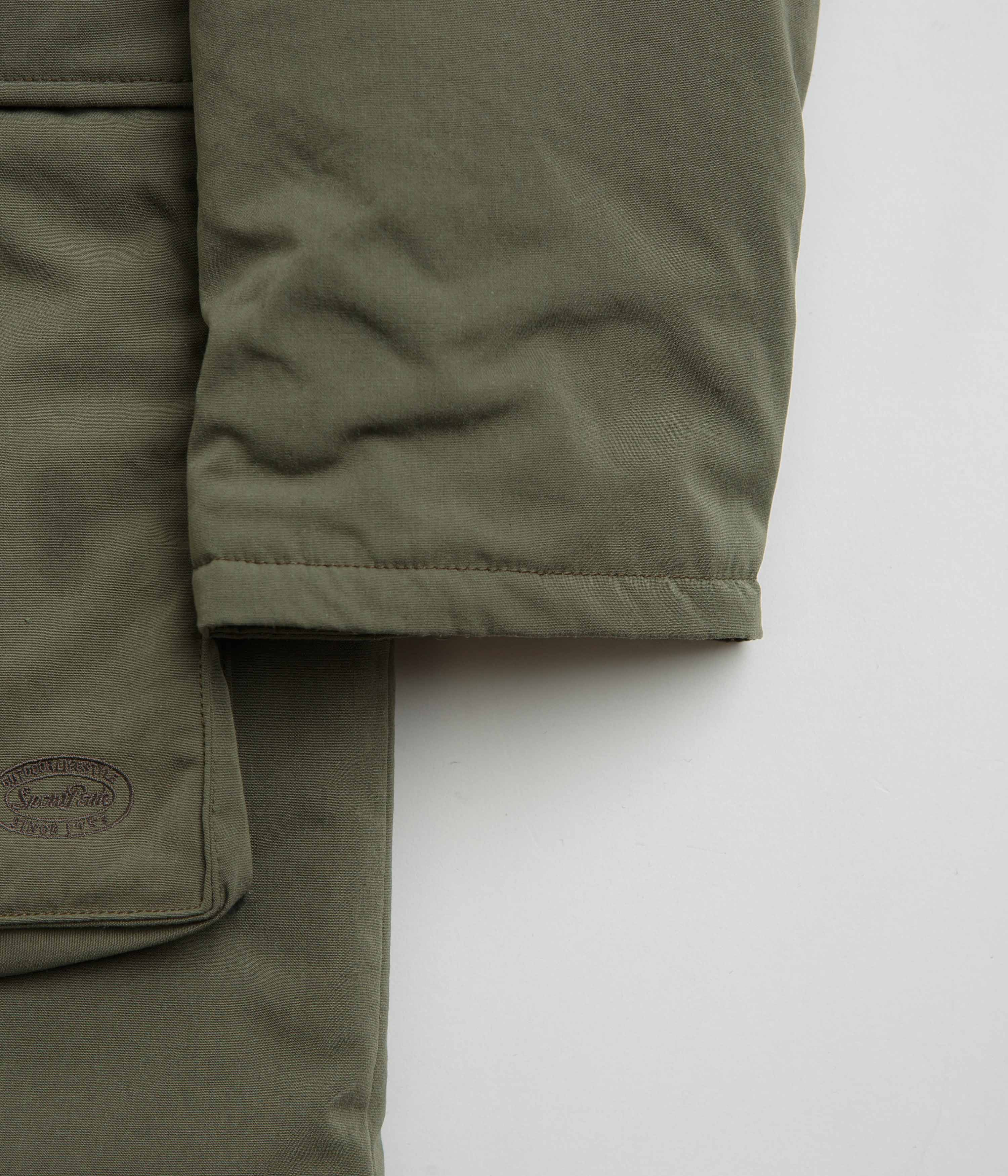 Snow Peak Takibi Weather Padded Coat - Olive - Image 10