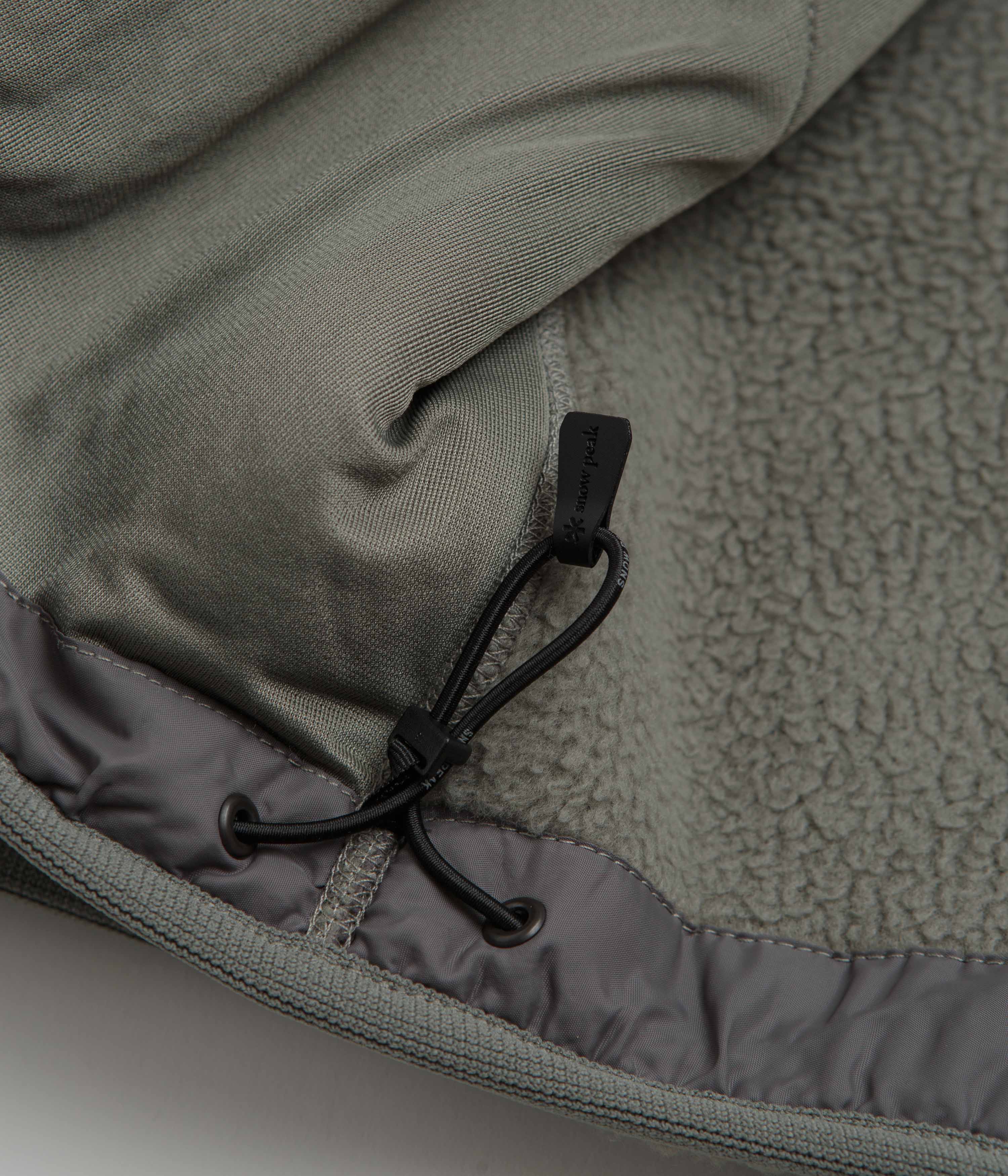 Snow Peak Thermal Boa Fleece Jacket - Grey - Image 7