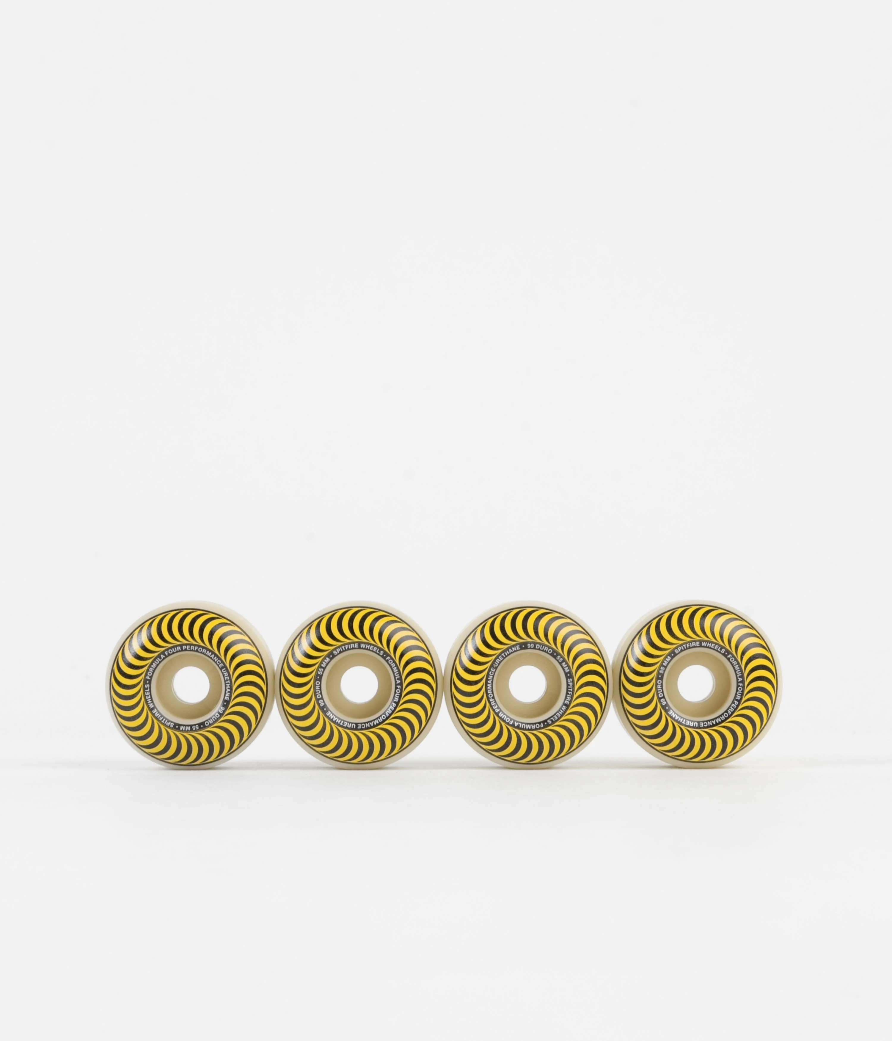 Spitfire Formula Four Classic 99DU Wheels - Yellow - 55mm