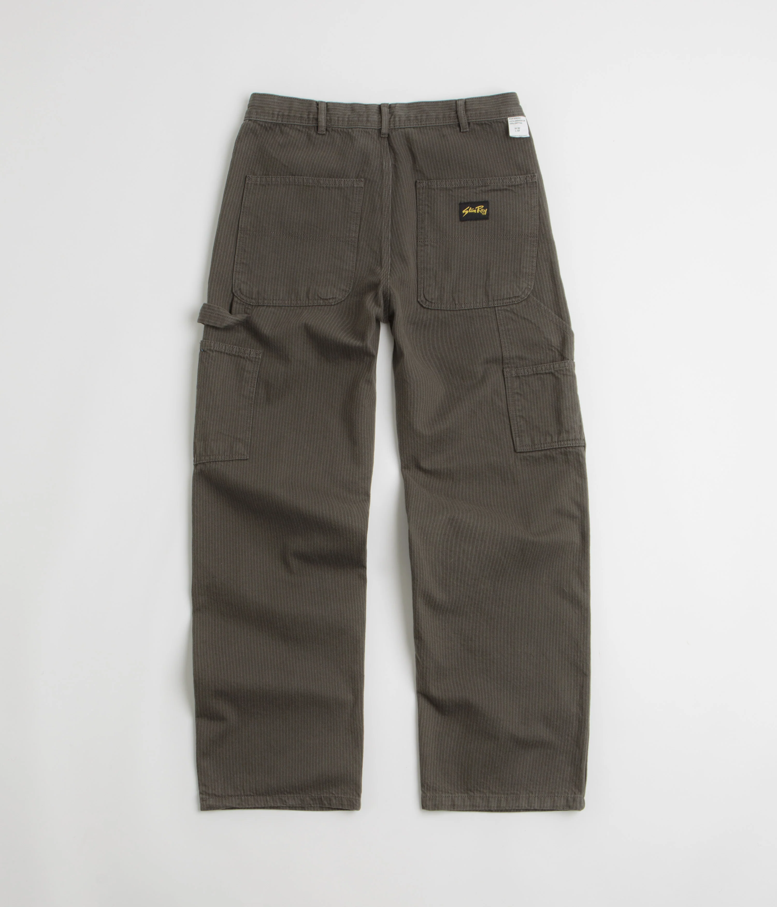 Stan Ray Big Job Painter Pants - Overdyed Black Hickory - Image 3