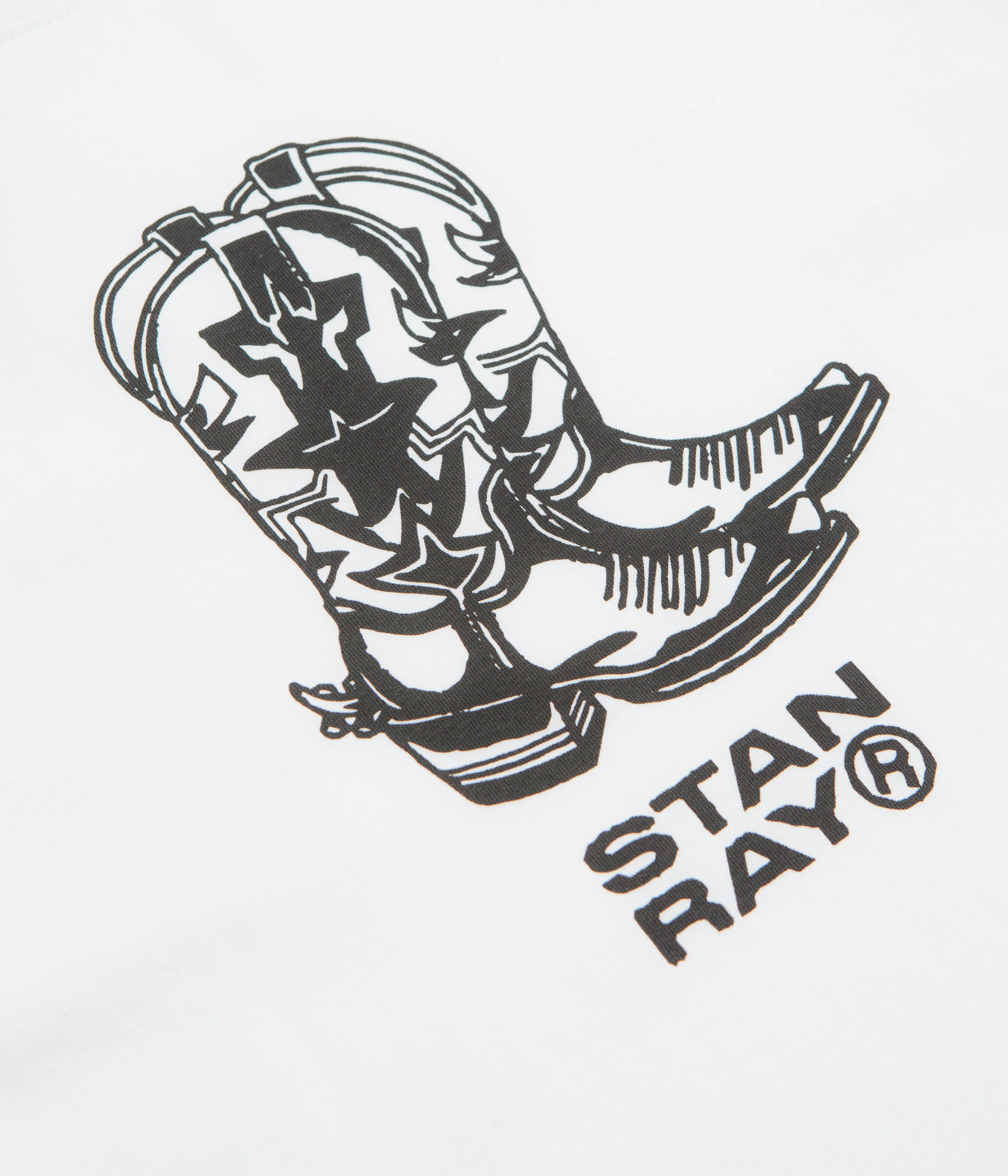 Stan Ray Boots T-Shirt - White - Image 3