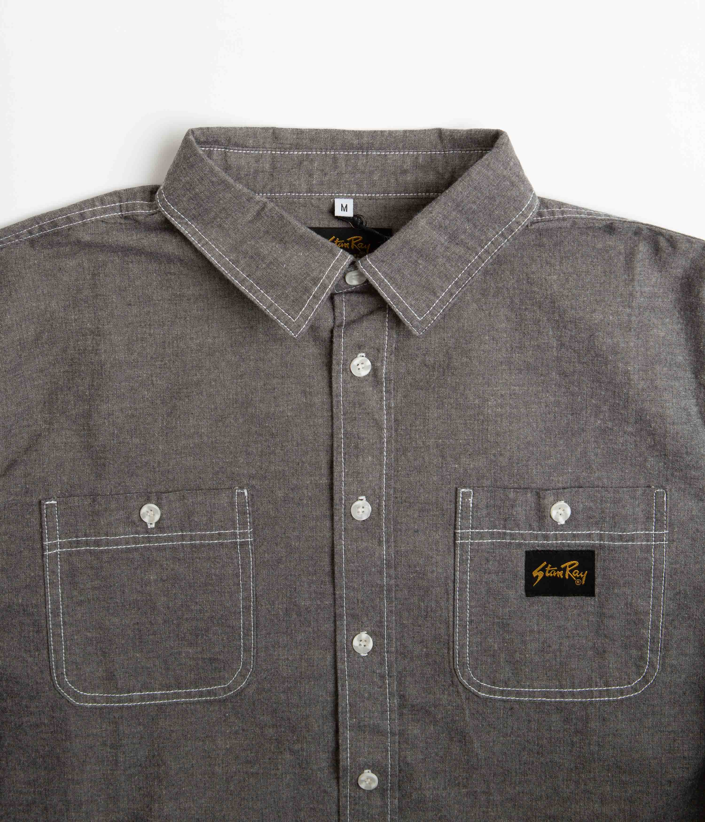 Stan Ray Chambray Shirt - Black - Image 4