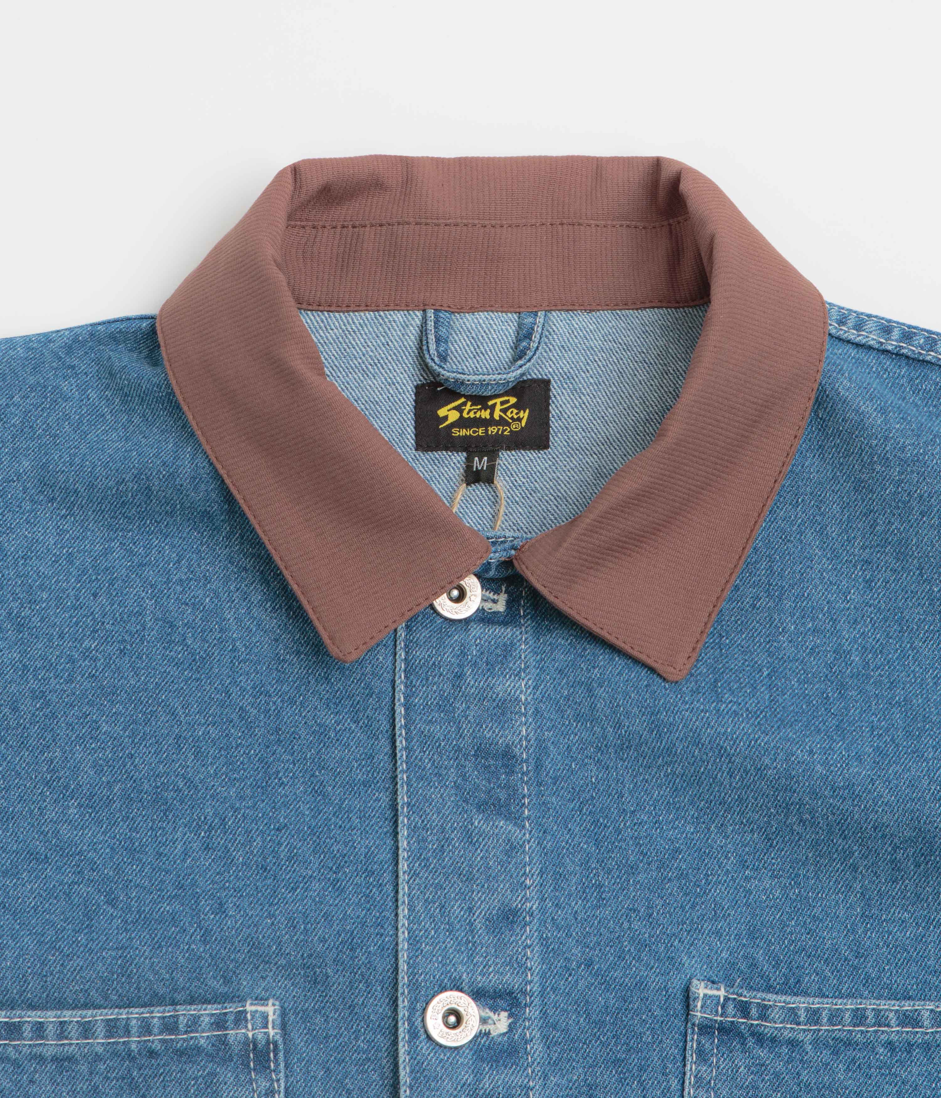 Stan Ray Coverall Jacket - 70'S Stone Denim - Image 4