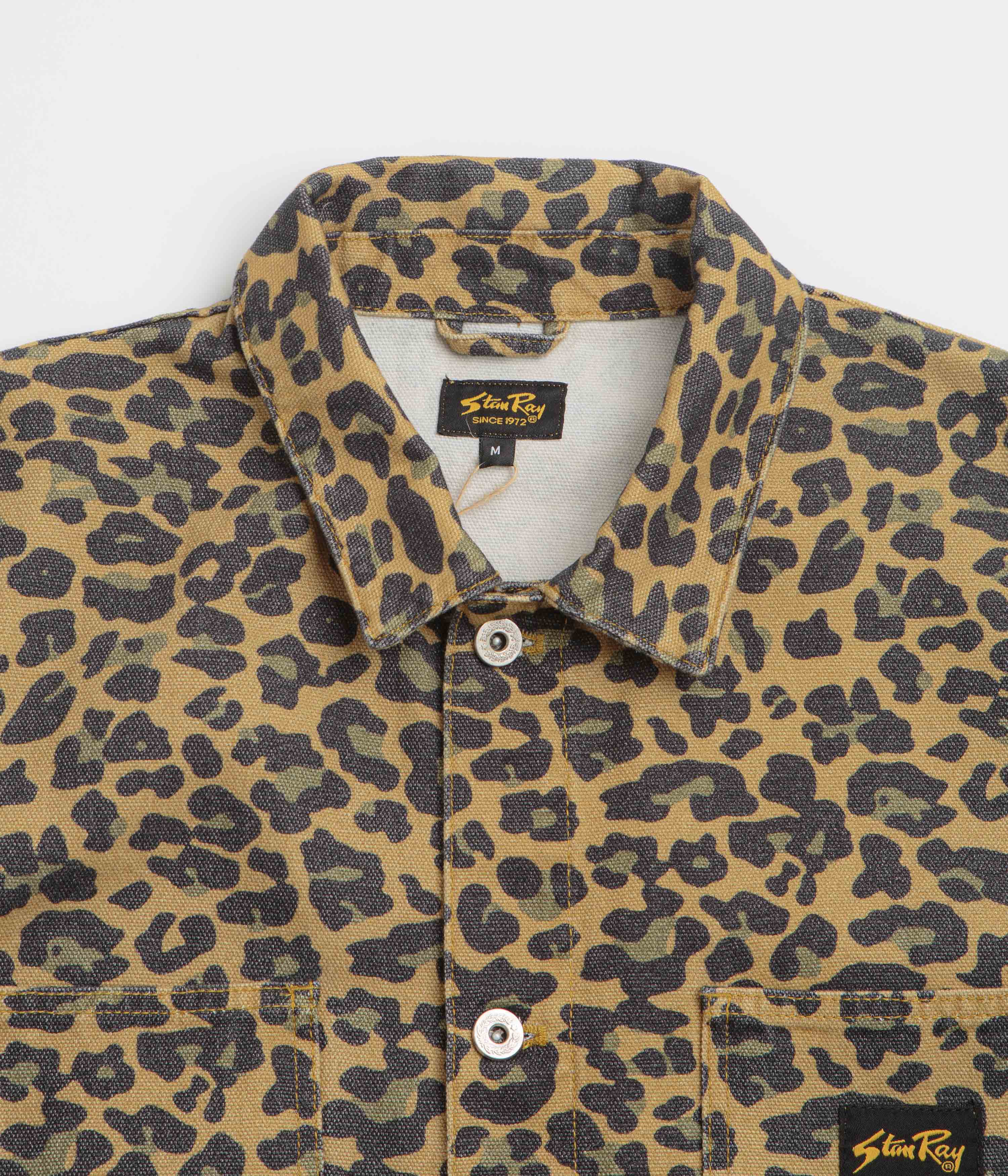 Stan Ray Coverall Jacket - Washed Leopard Camo Duck - Image 4