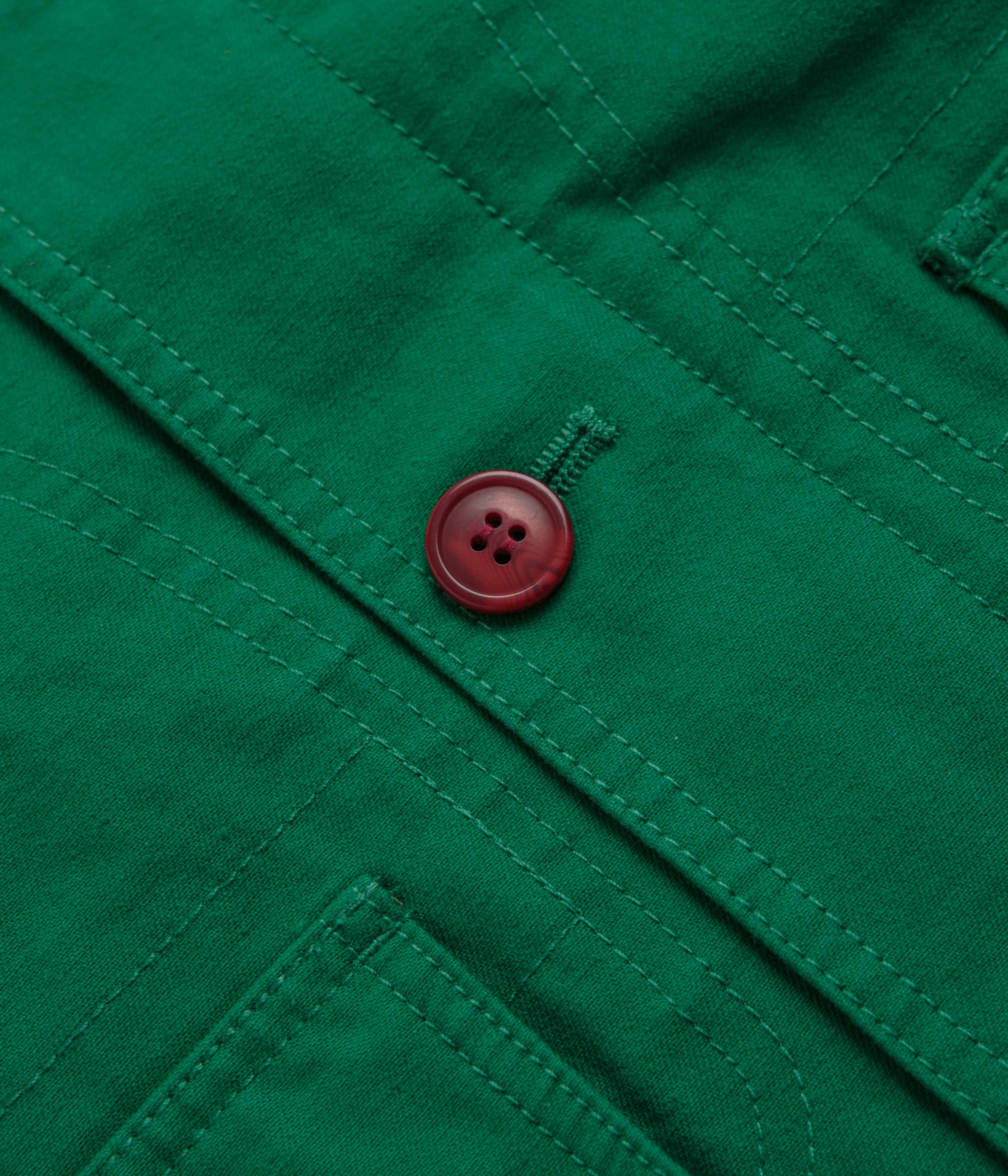 Stan Ray Hunters Jacket - Racing Green Half Panama - Image 5