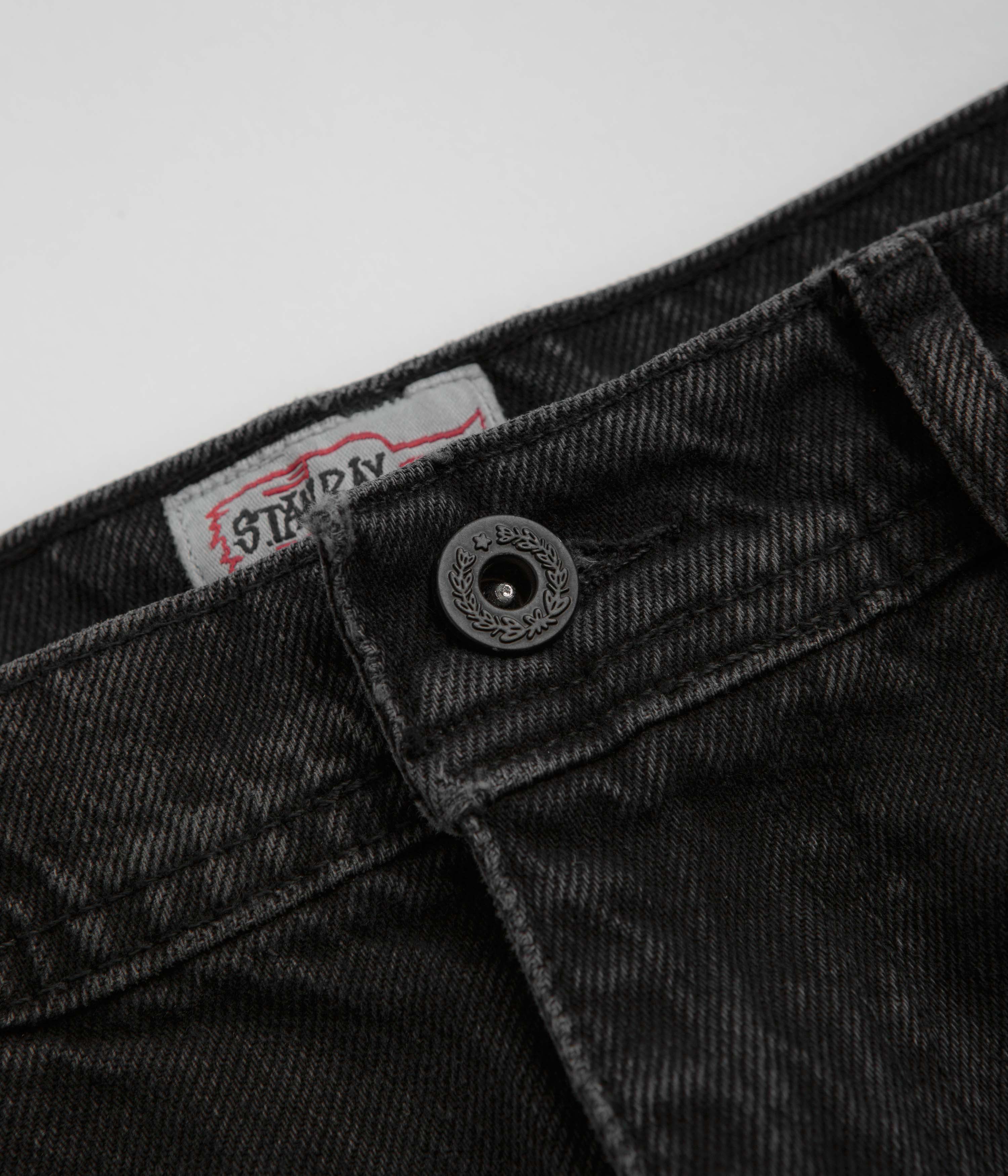 Stan Ray OG Painter Pants - Stonewashed Black Denim - Image 5