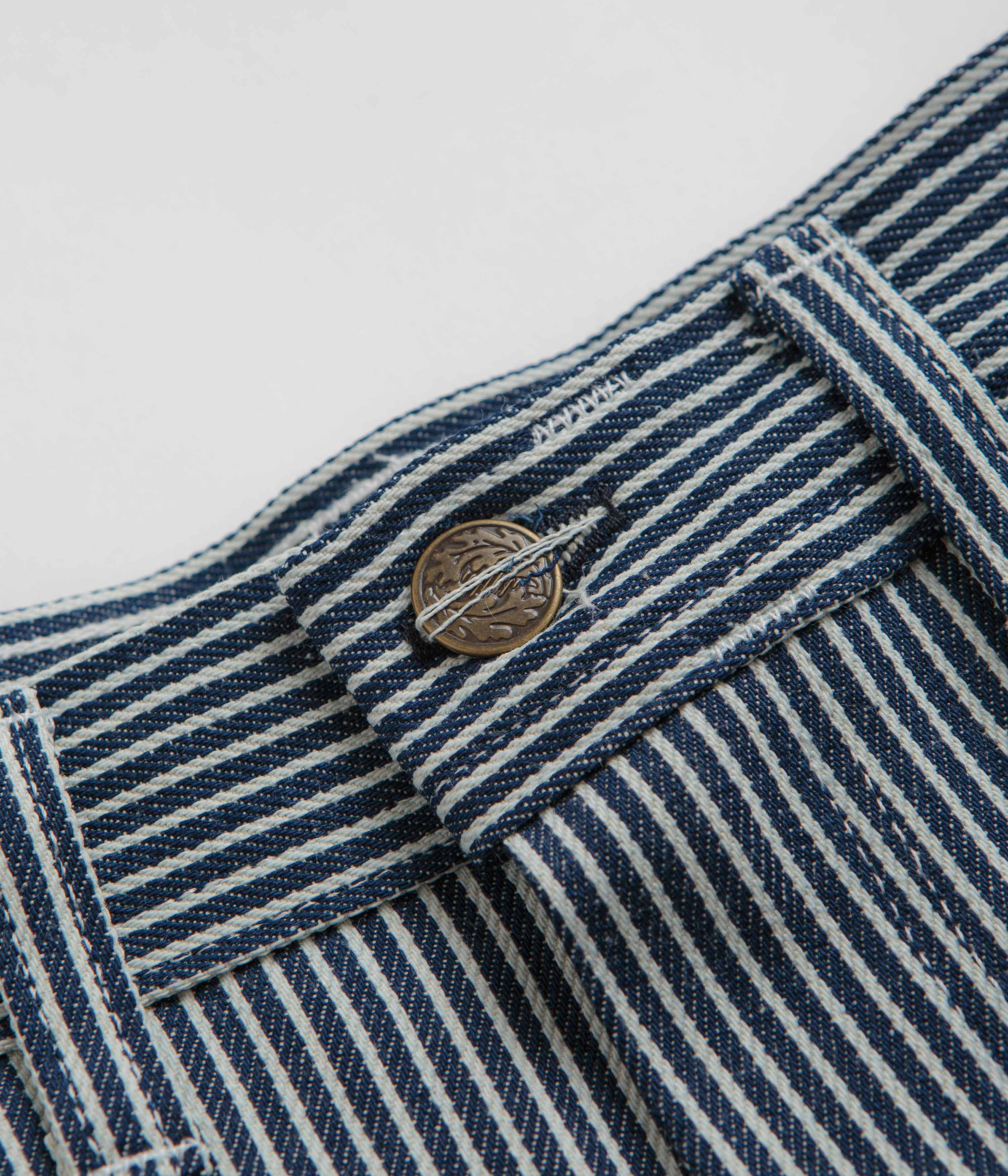 Stan Ray Painter Shorts - Hickory Stripe - Image 5