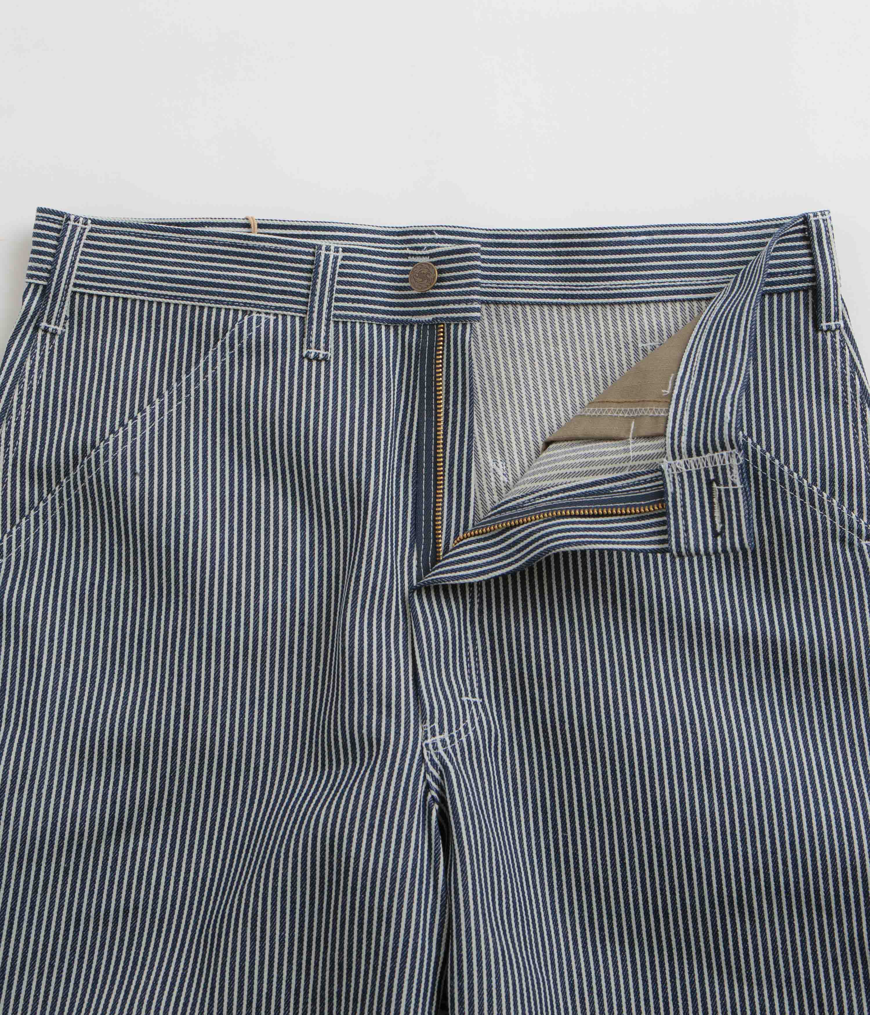 Stan Ray Painter Shorts - Hickory Stripe - Image 6