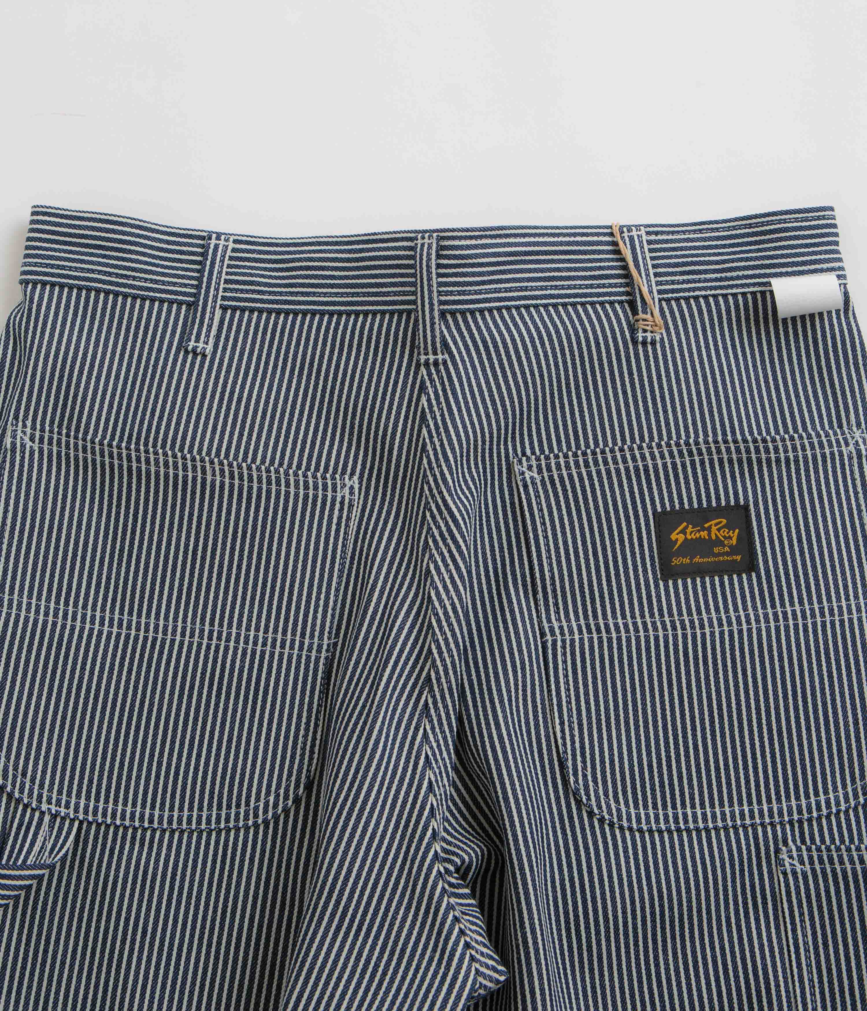 Stan Ray Painter Shorts - Hickory Stripe - Image 7