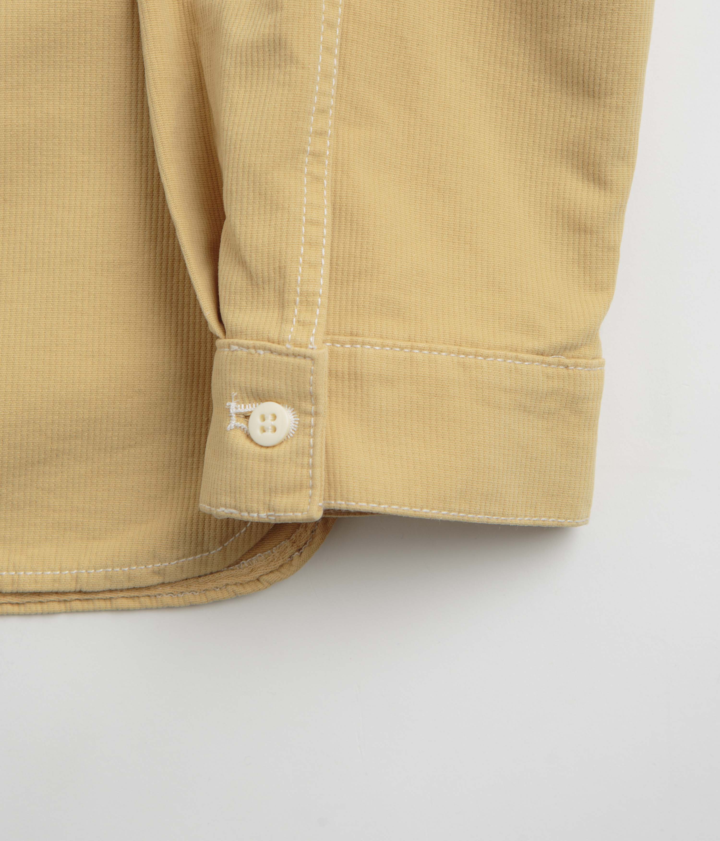 Stan Ray Painters Pop Over Shirt - Khaki Bedford Cord - Image 6