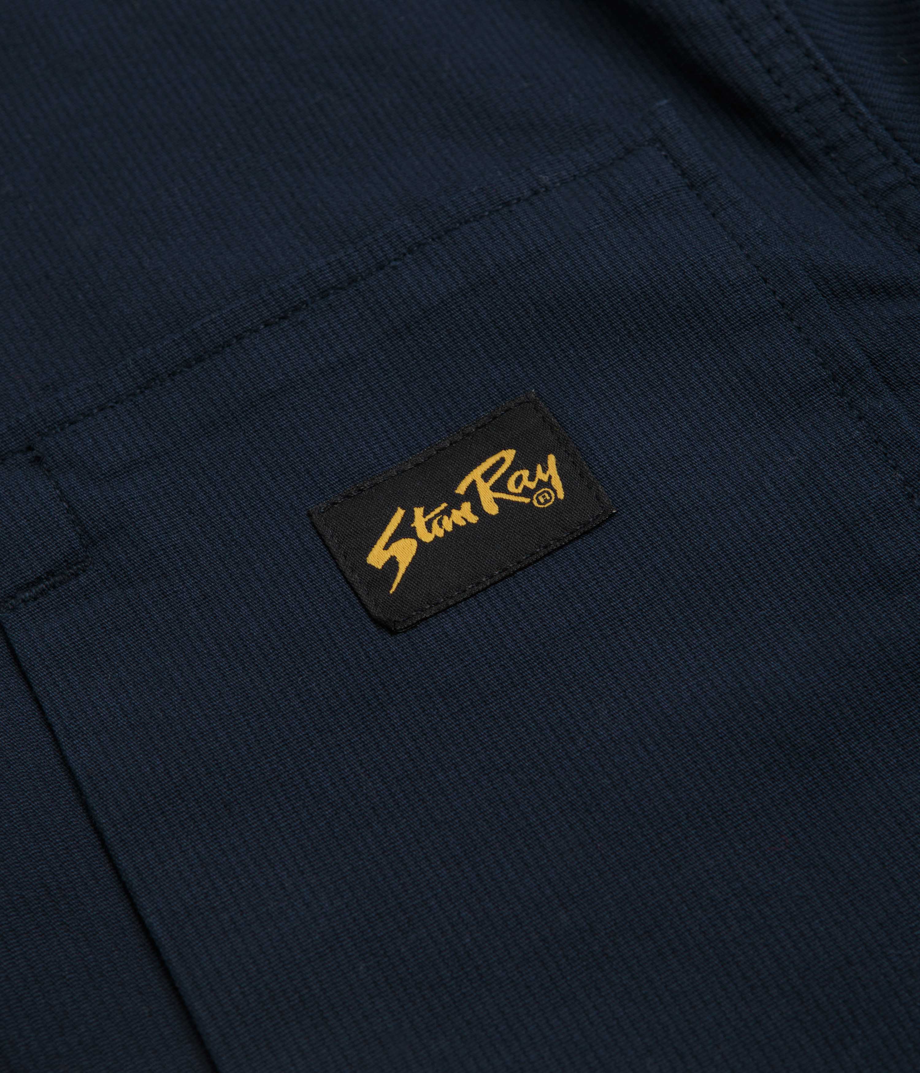 Stan Ray Painters Pop Over Shirt - Navy Bedford - Image 4