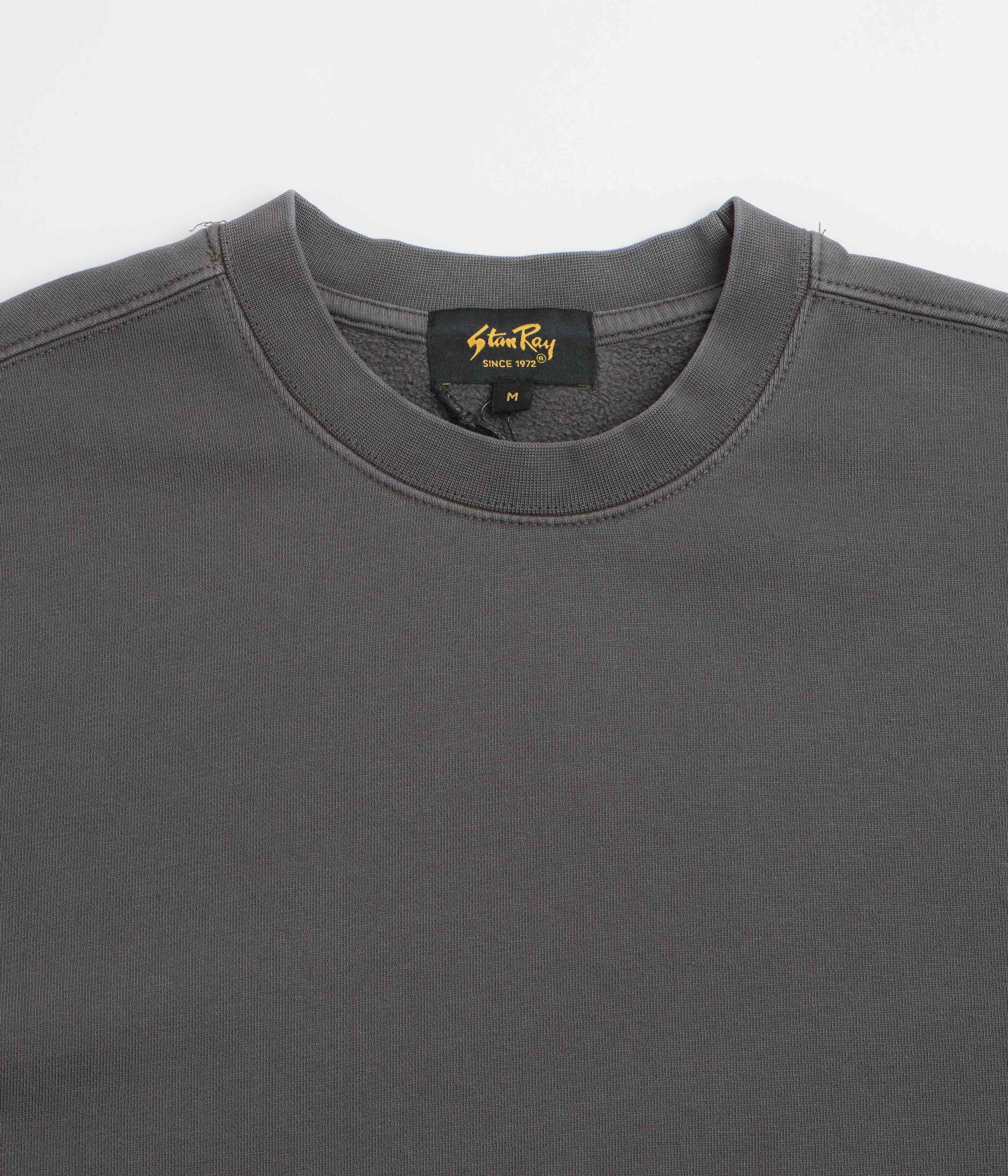 Stan Ray Patch Crewneck Sweatshirt - Raven Black - Image 2