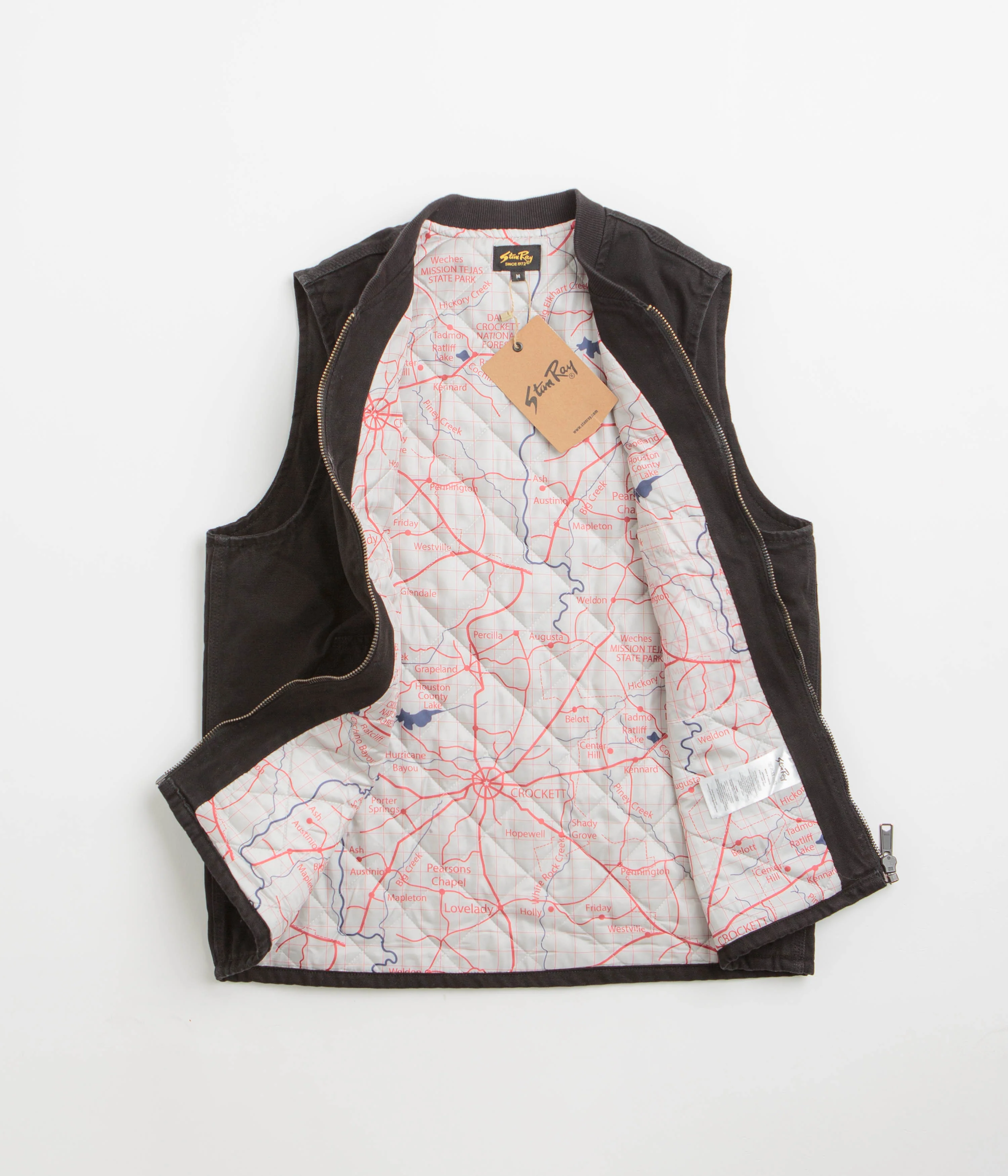 Stan Ray Pork Chop Vest - Washed Black Duck - Image 2