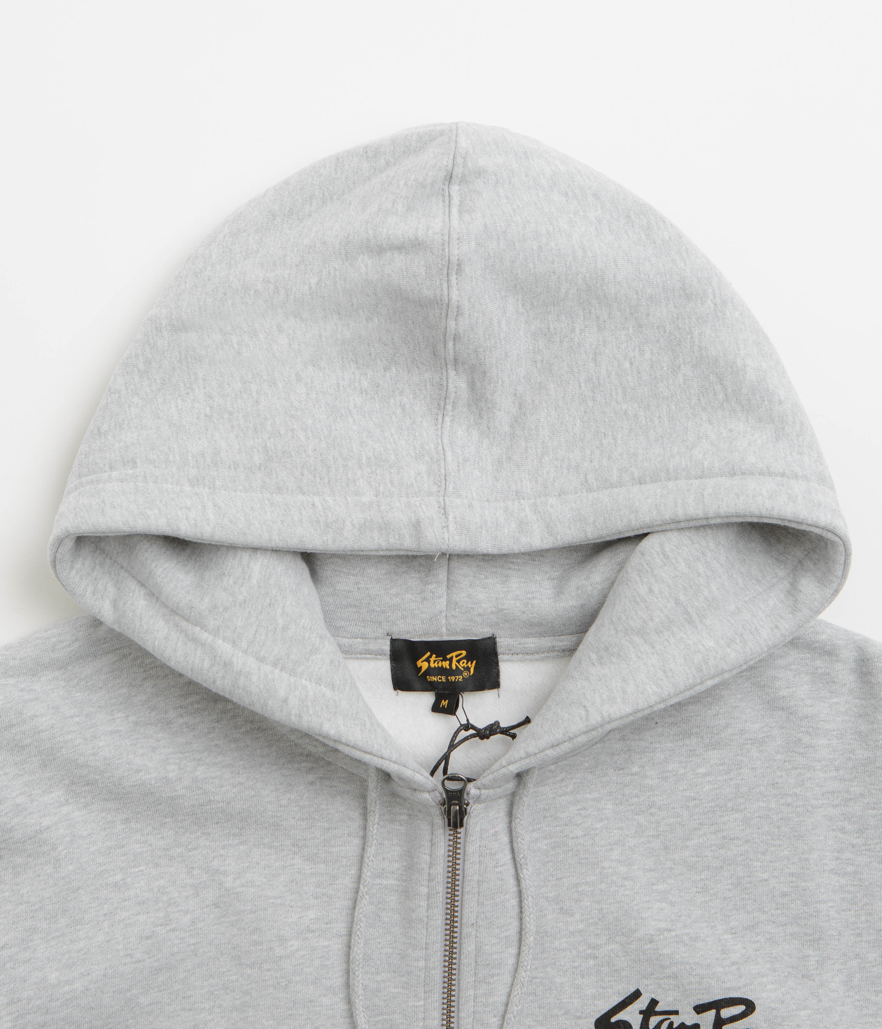 Stan Ray Stan OG Full Zip Hoodie - Grey Heather - Image 4