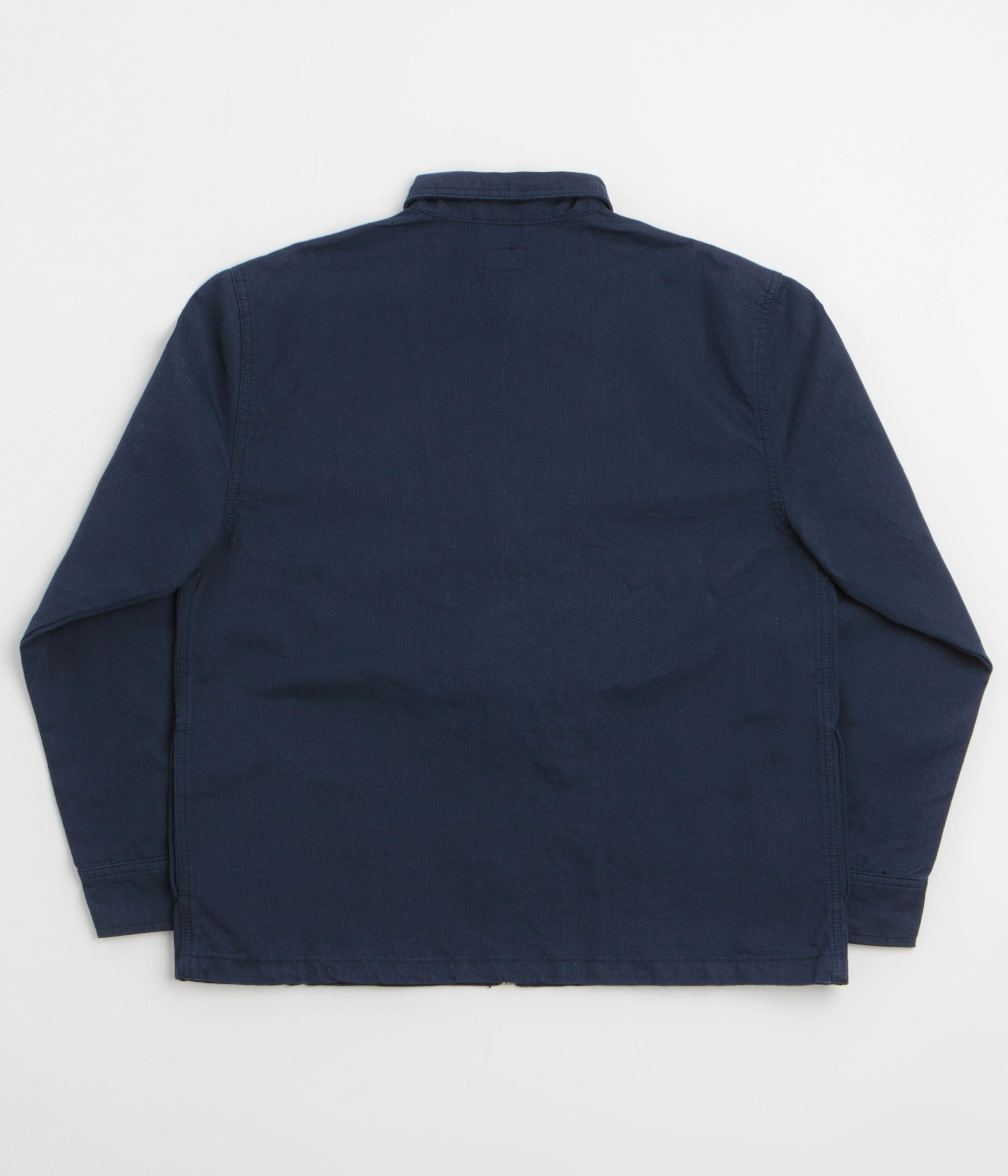 Stan Ray Zip Shirt  - Navy Bedford - Image 3