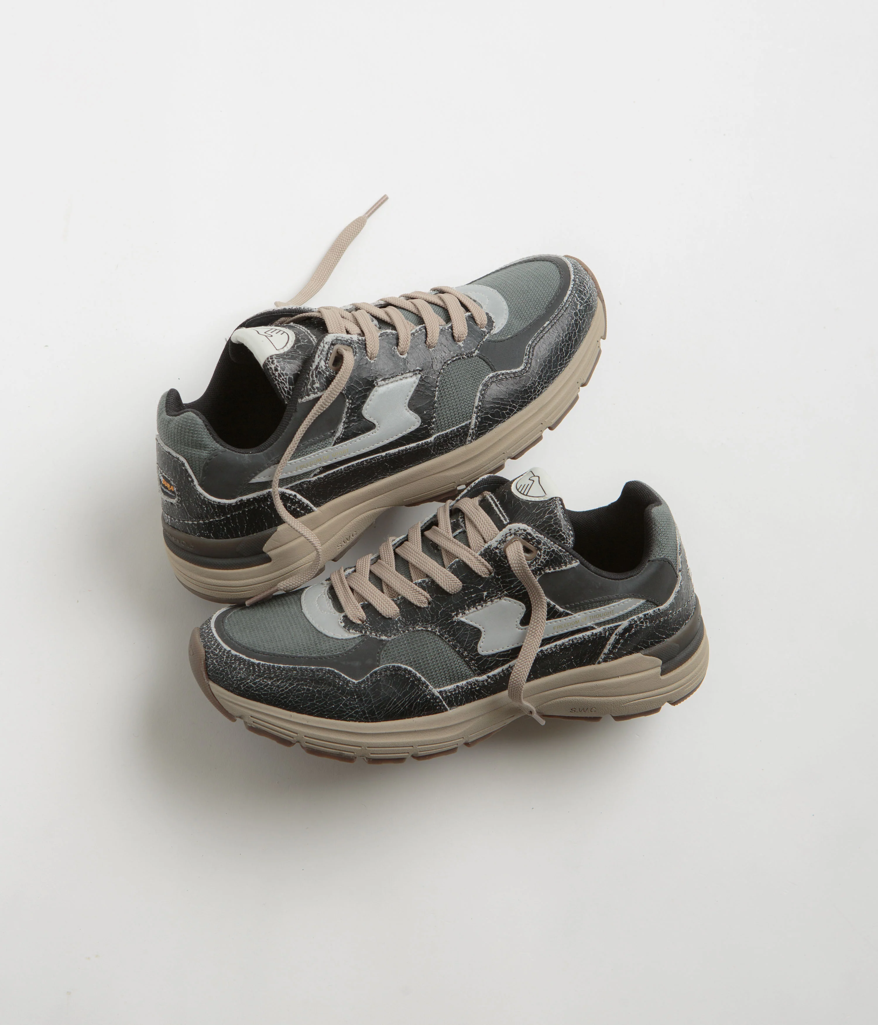 Stepney Workers Club Amiel S-Strike Geo-Merged Shoes - Cordura Black - Image 2