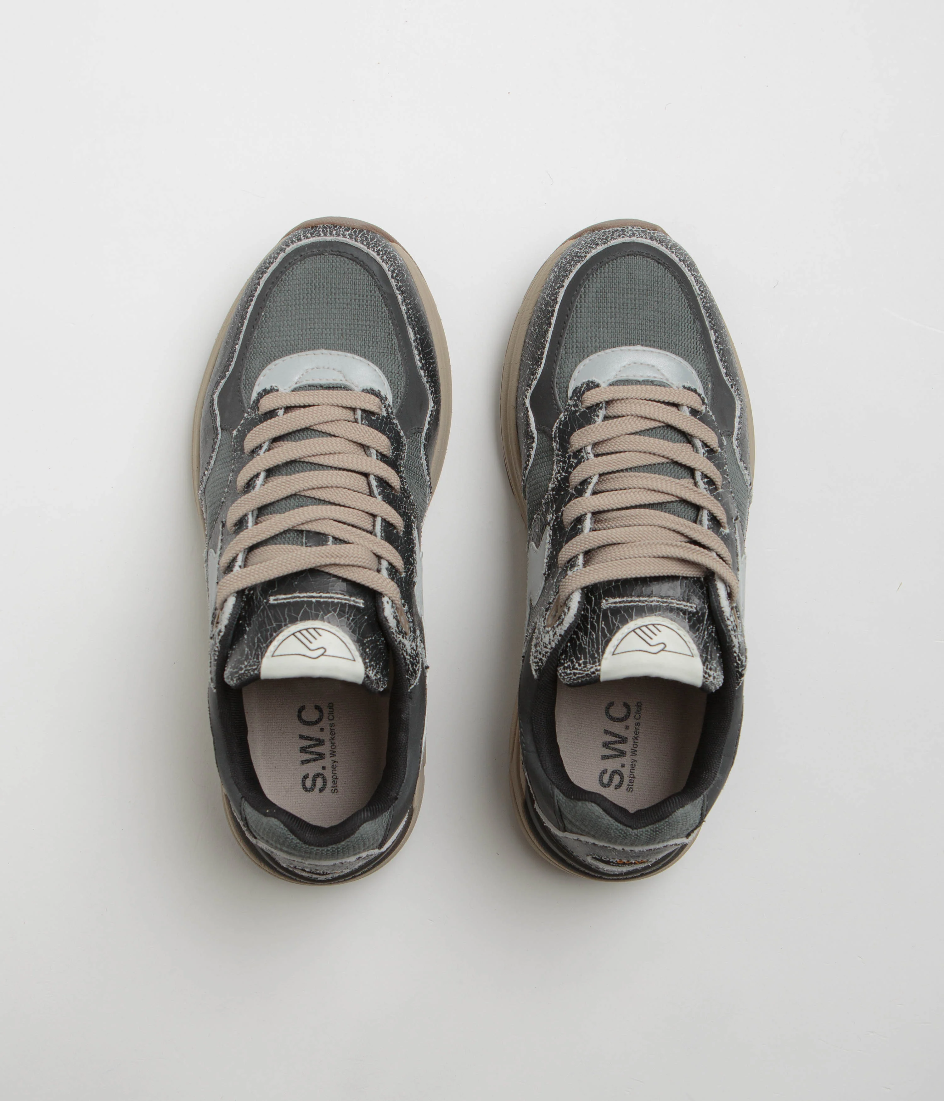 Stepney Workers Club Amiel S-Strike Geo-Merged Shoes - Cordura Black - Image 8