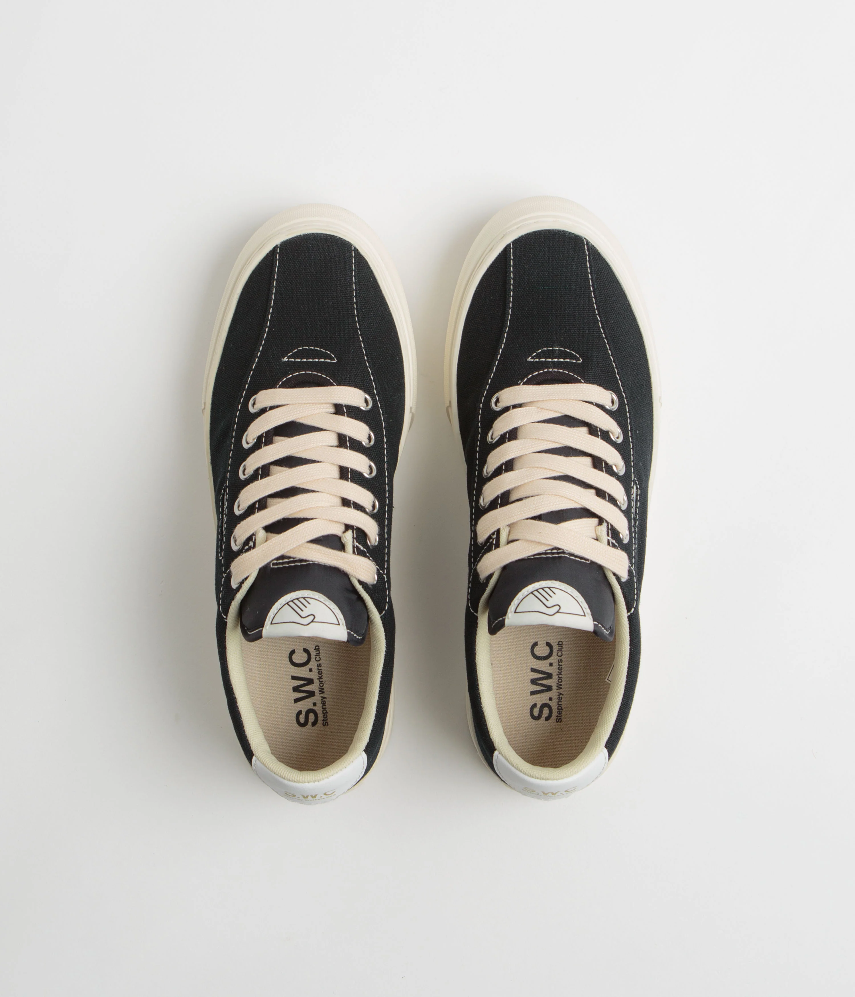 Stepney Workers Club Dellow 02 Cup Canvas Shoes - Black - Image 7