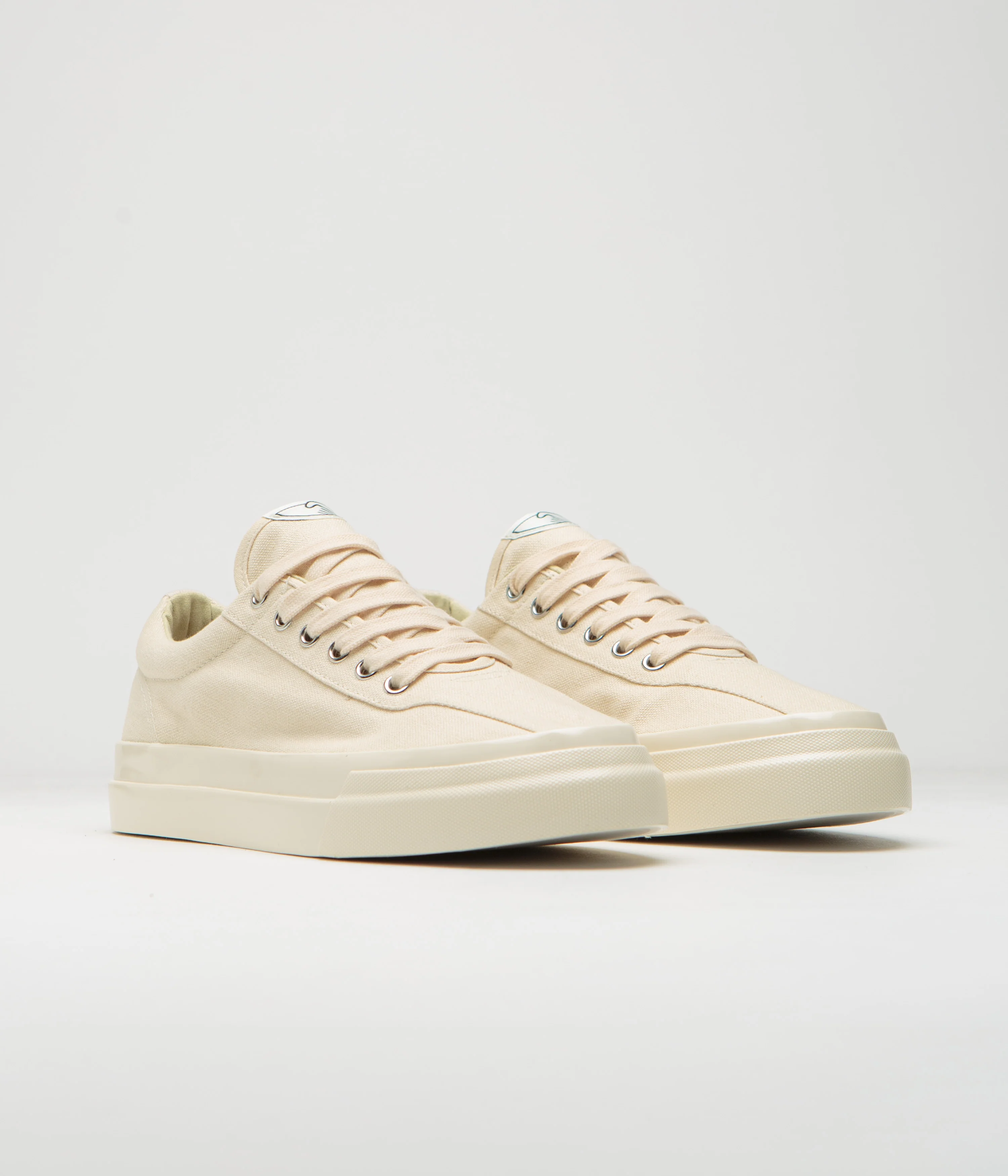 Stepney Workers Club Dellow Canvas Shoes - Raw Ecru - Image 2