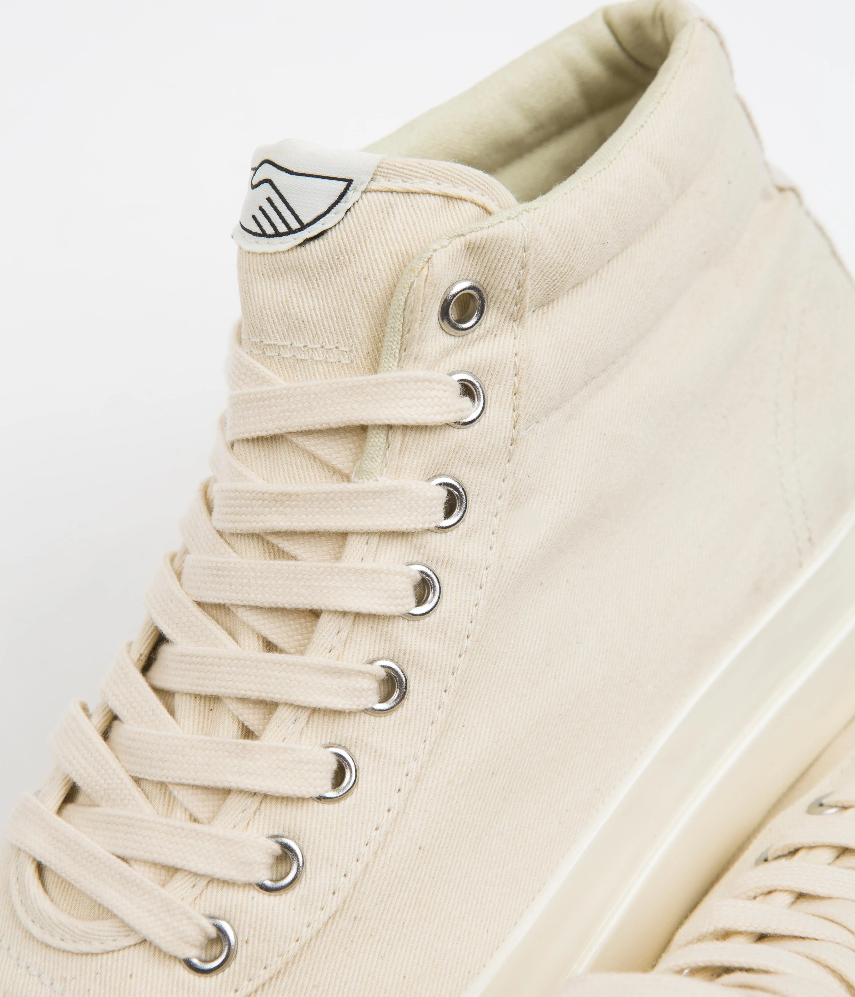 Stepney Workers Club Varden Canvas Shoes - Ecru - Image 3