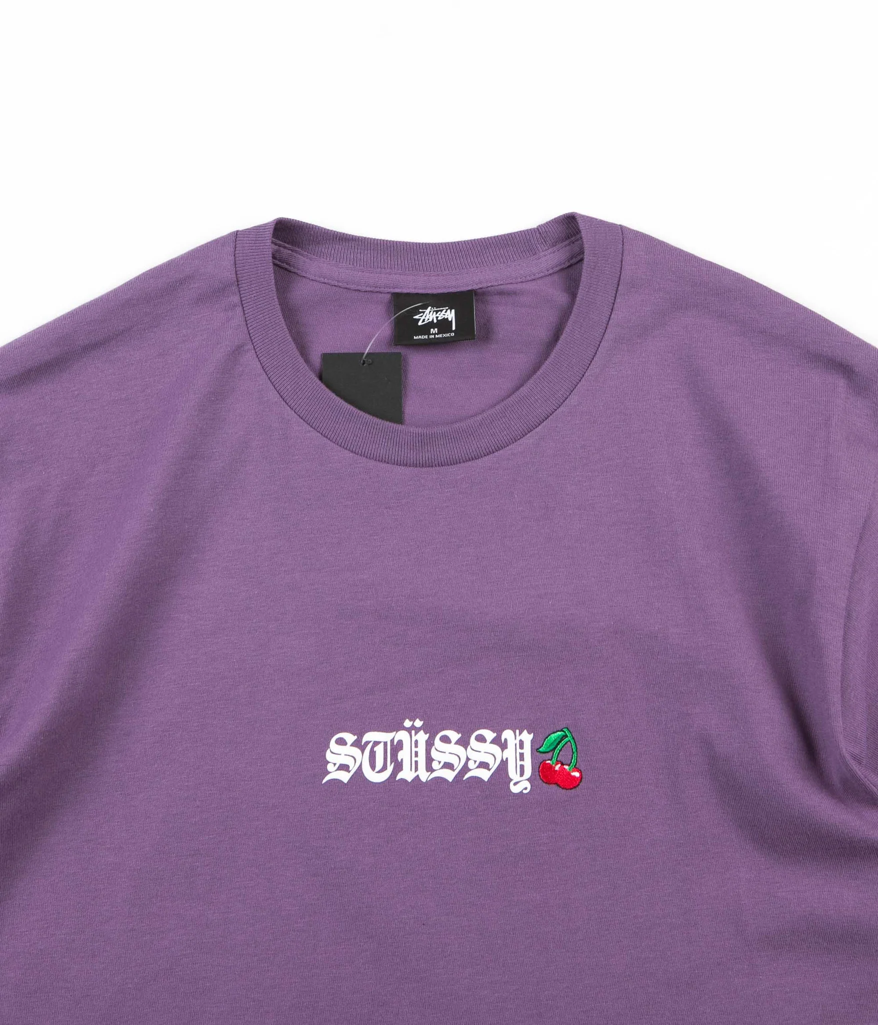 Stussy Cherry T-Shirt - Purple - Image 2