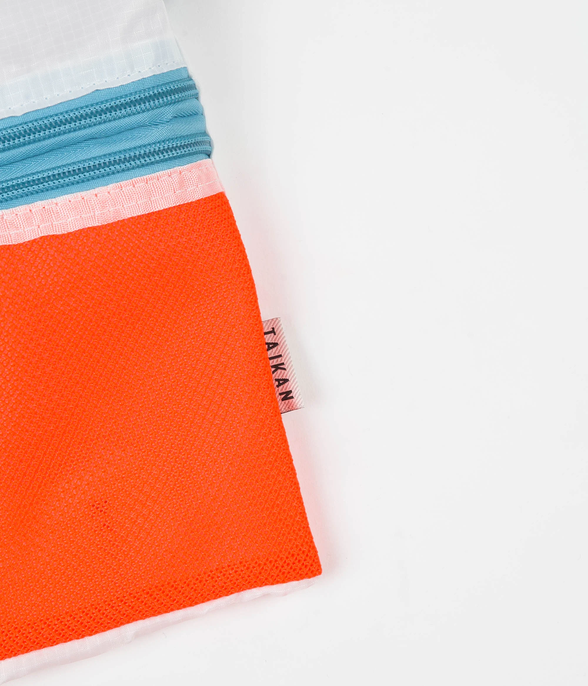 Taikan Everything Sacoche Bag - Orange / White / Teal - Large - Image 2