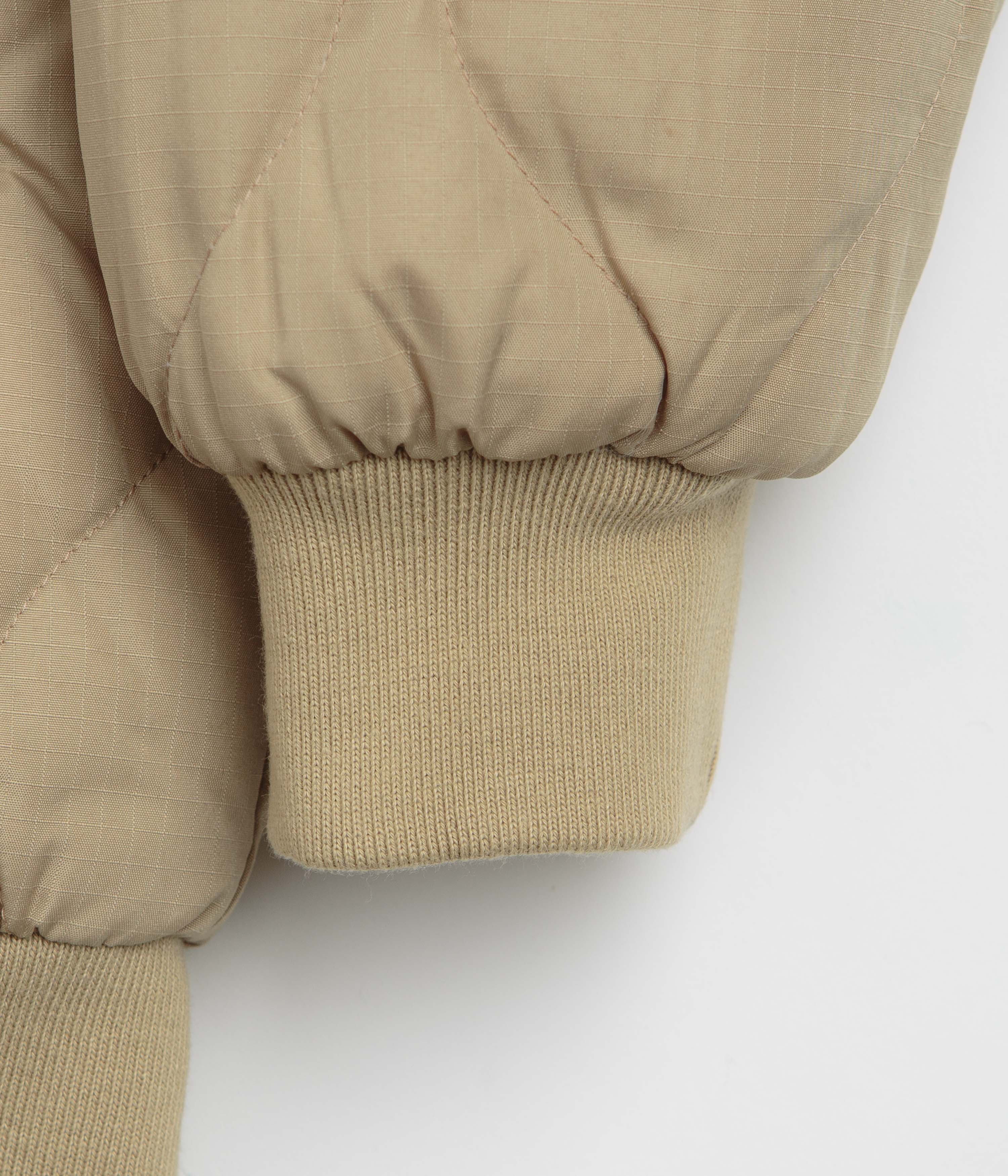 Taion Military Reversible Hi Neck Down Jacket - Coyote / Beige - Image 10
