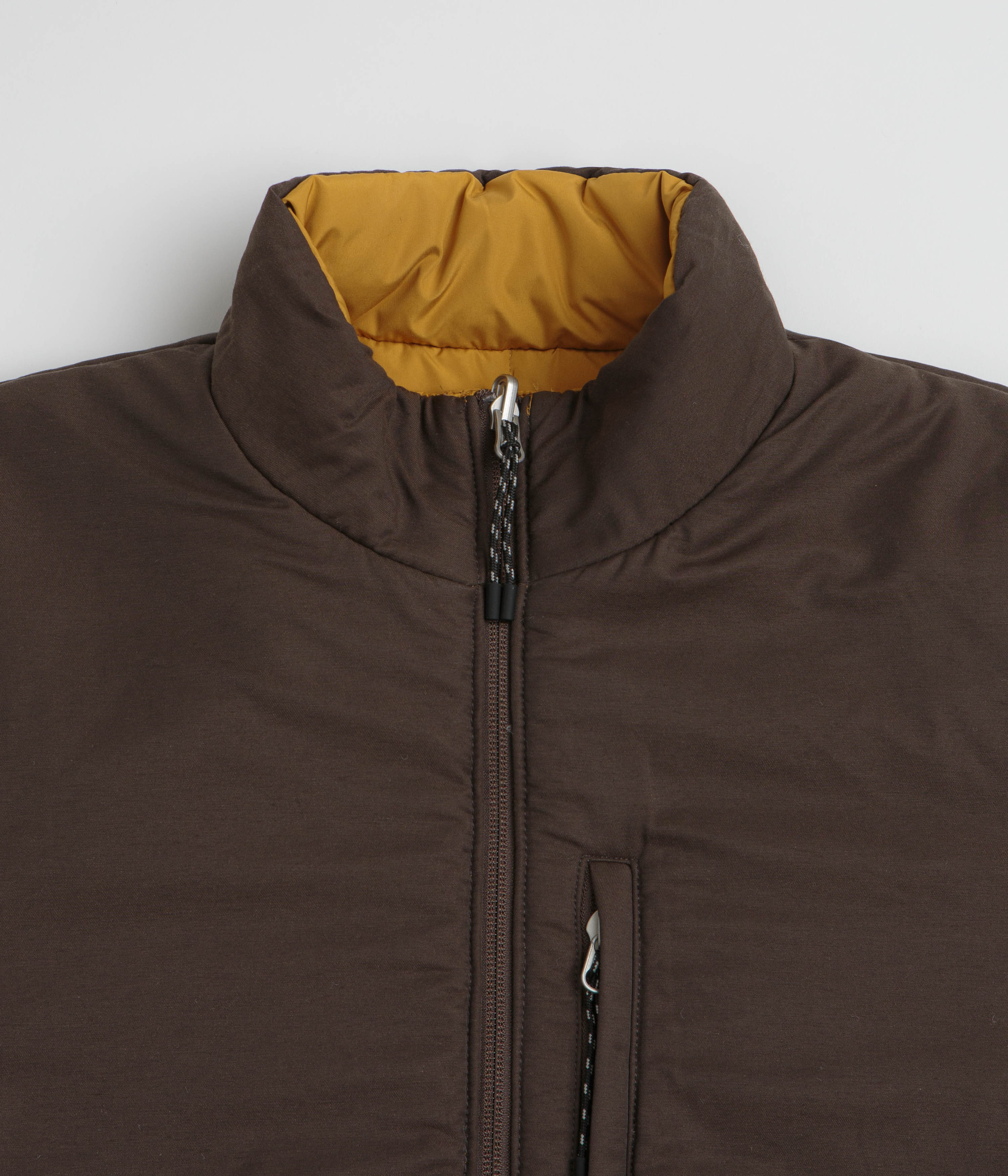 Taion Reversible Down Jacket - Camel / Dark Chocolate / Ivory - Image 7