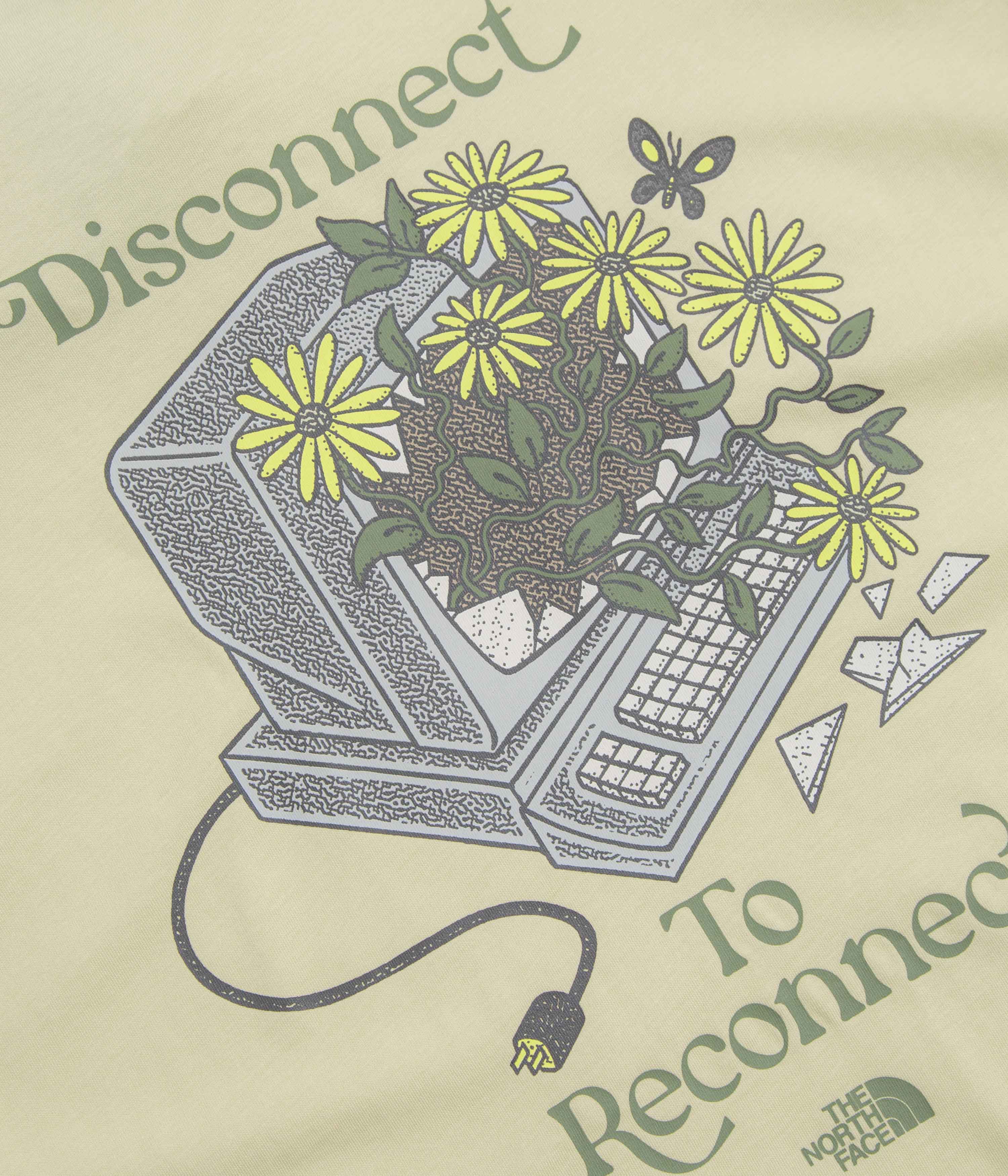 The North Face Connected Relaxed Graphic T-Shirt - Gravel - Image 5