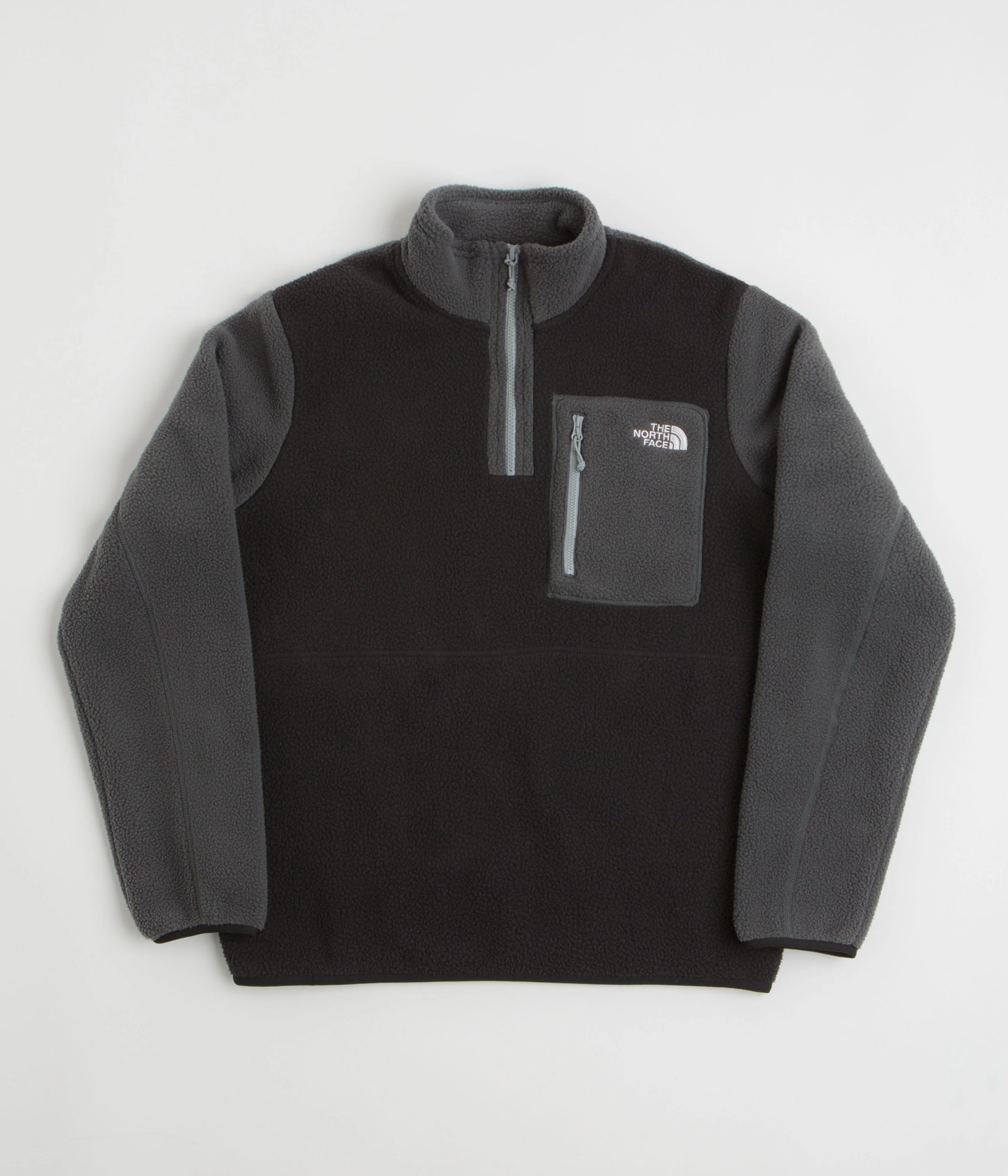 The North Face Yumiori 1/4 Zip Fleece - TNF Black / Asphalt Grey / Monument Grey