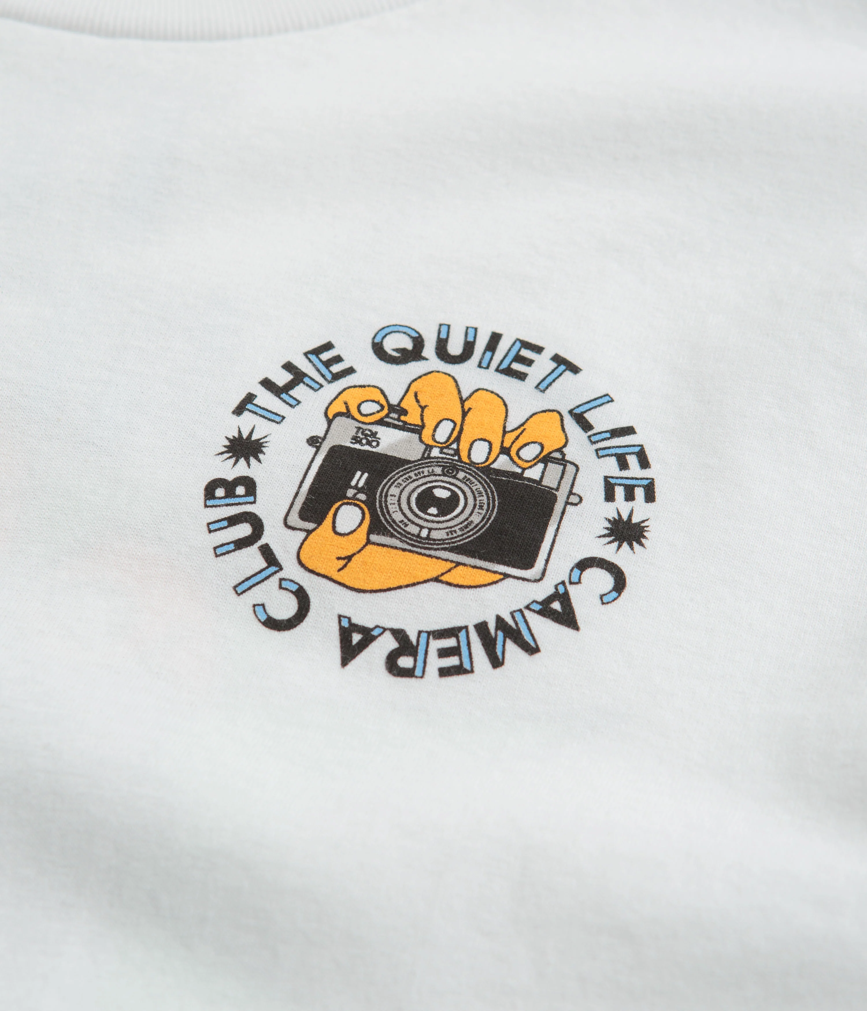 The Quiet Life Camera Club Burst T-Shirt - White - Image 4
