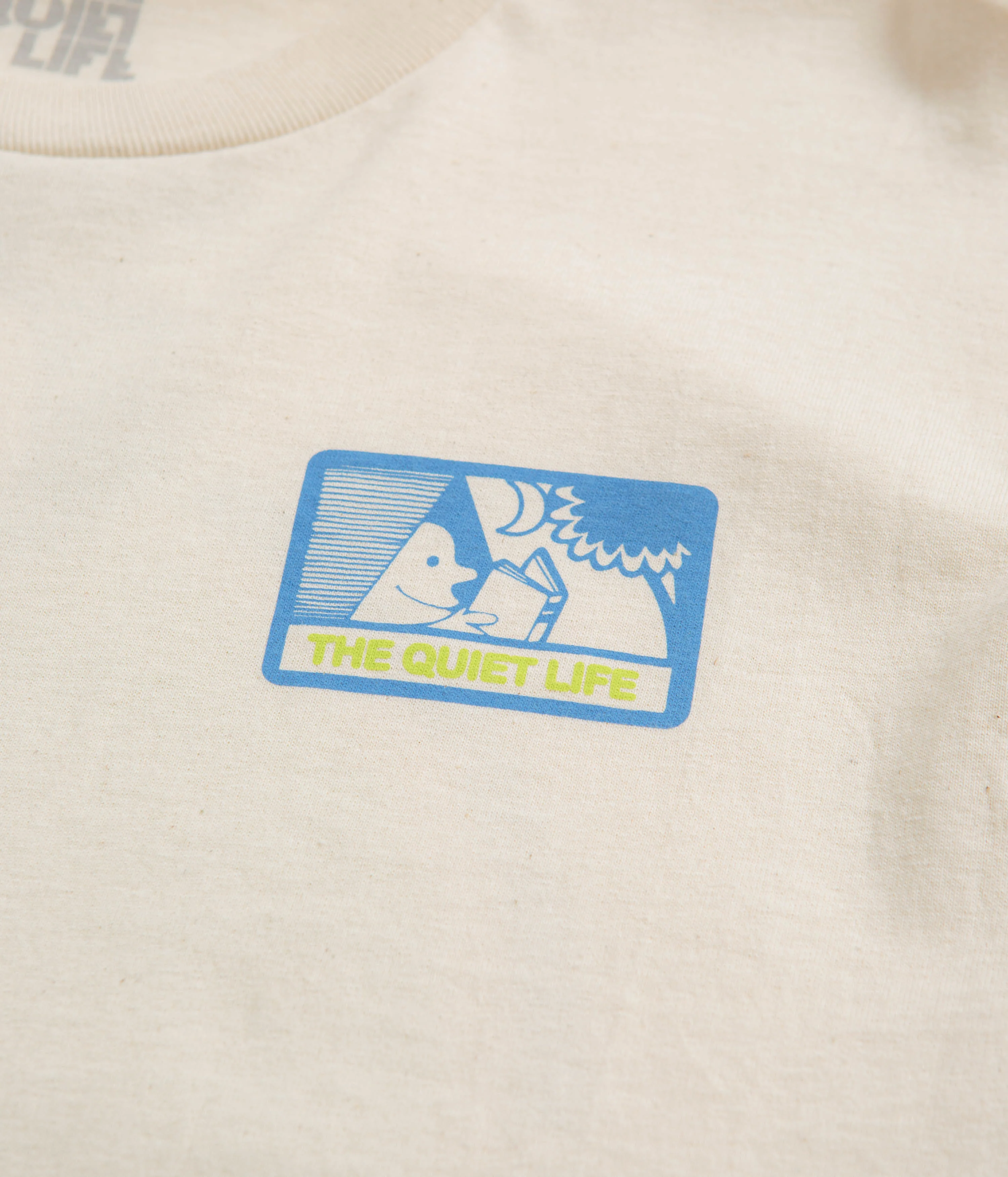 The Quiet Life Walks Do Wonders Long Sleeve T-Shirt - Cream - Image 4