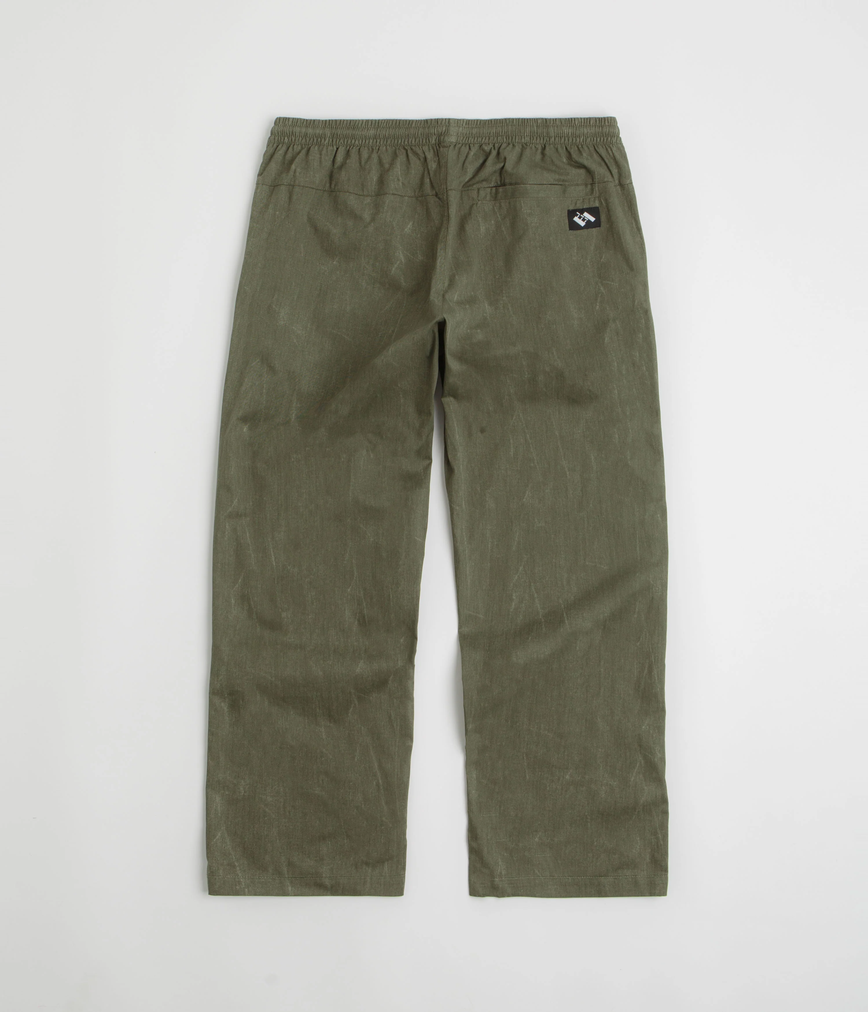 The Trilogy Tapes Beach Pants - Textured Olive - Image 3