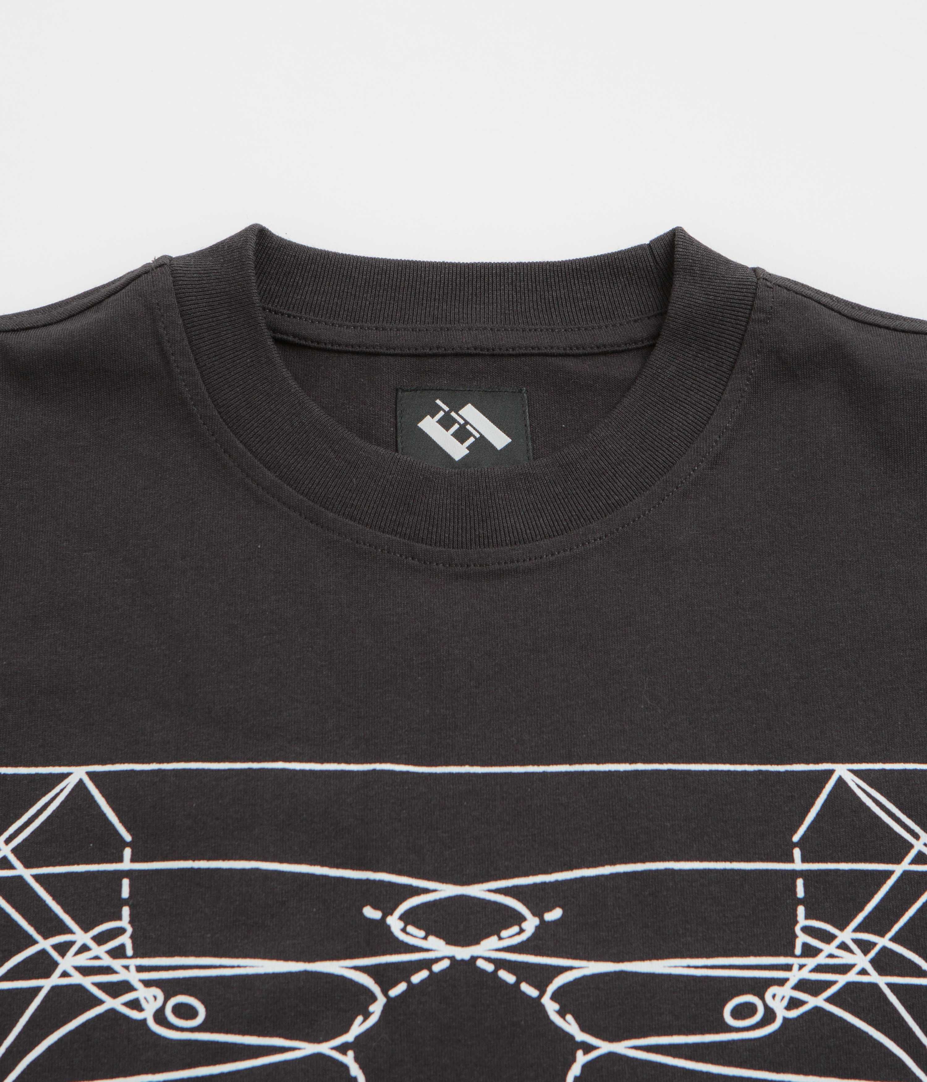 The Trilogy Tapes Graph Long Sleeve T-Shirt - Black - Image 3