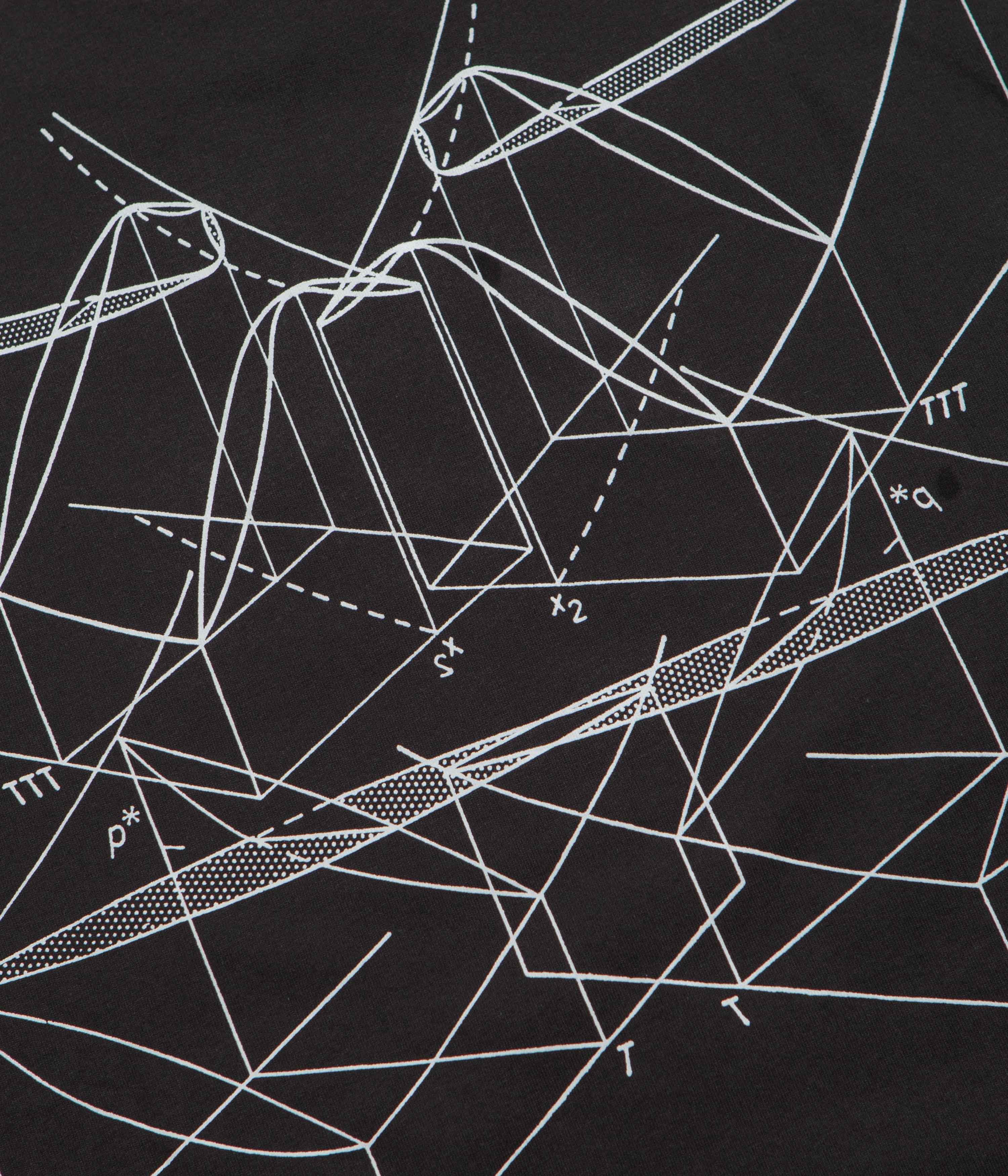 The Trilogy Tapes Graph Long Sleeve T-Shirt - Black - Image 4