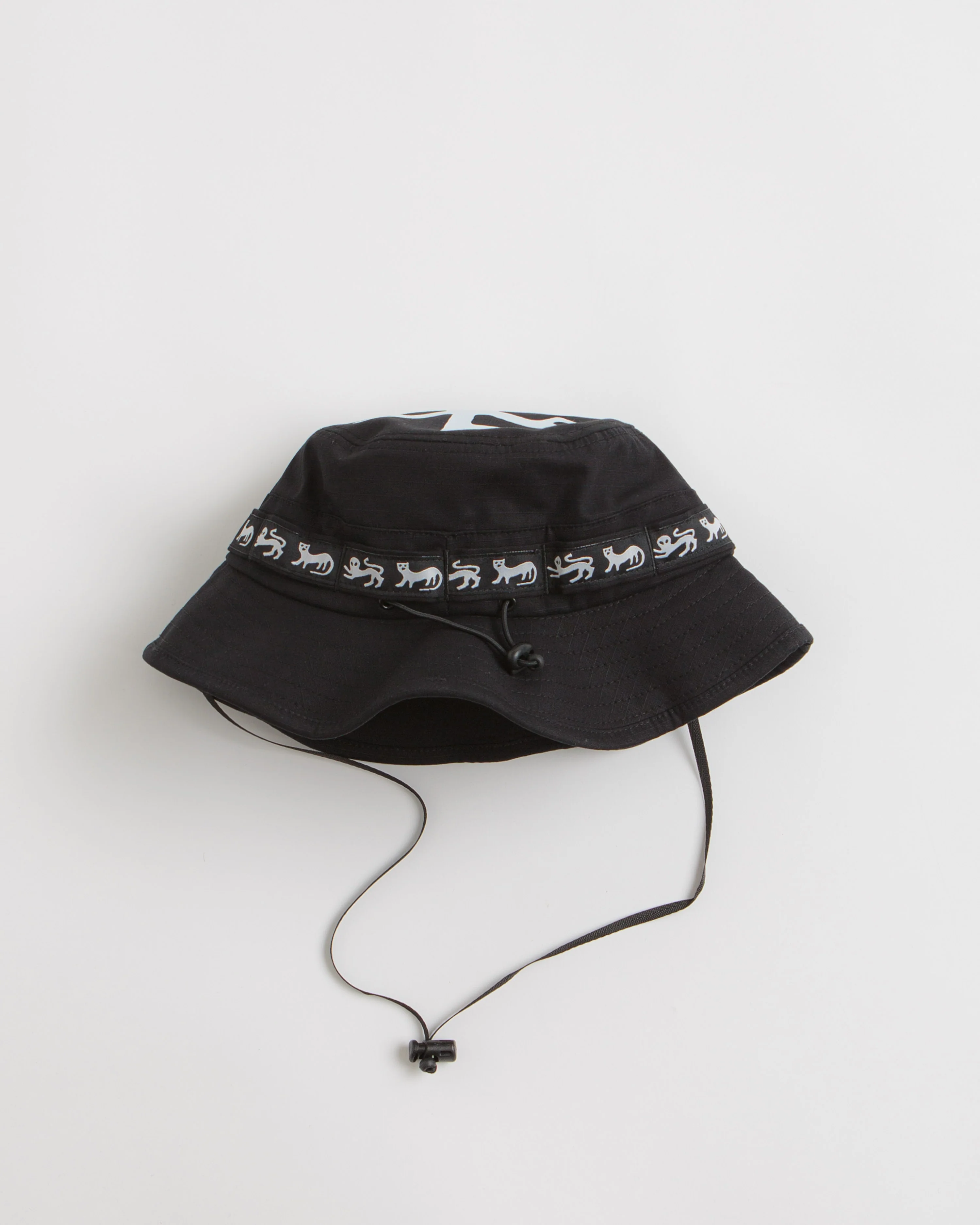 The Trilogy Tapes Lion Boonie Hat - Black - Image 2