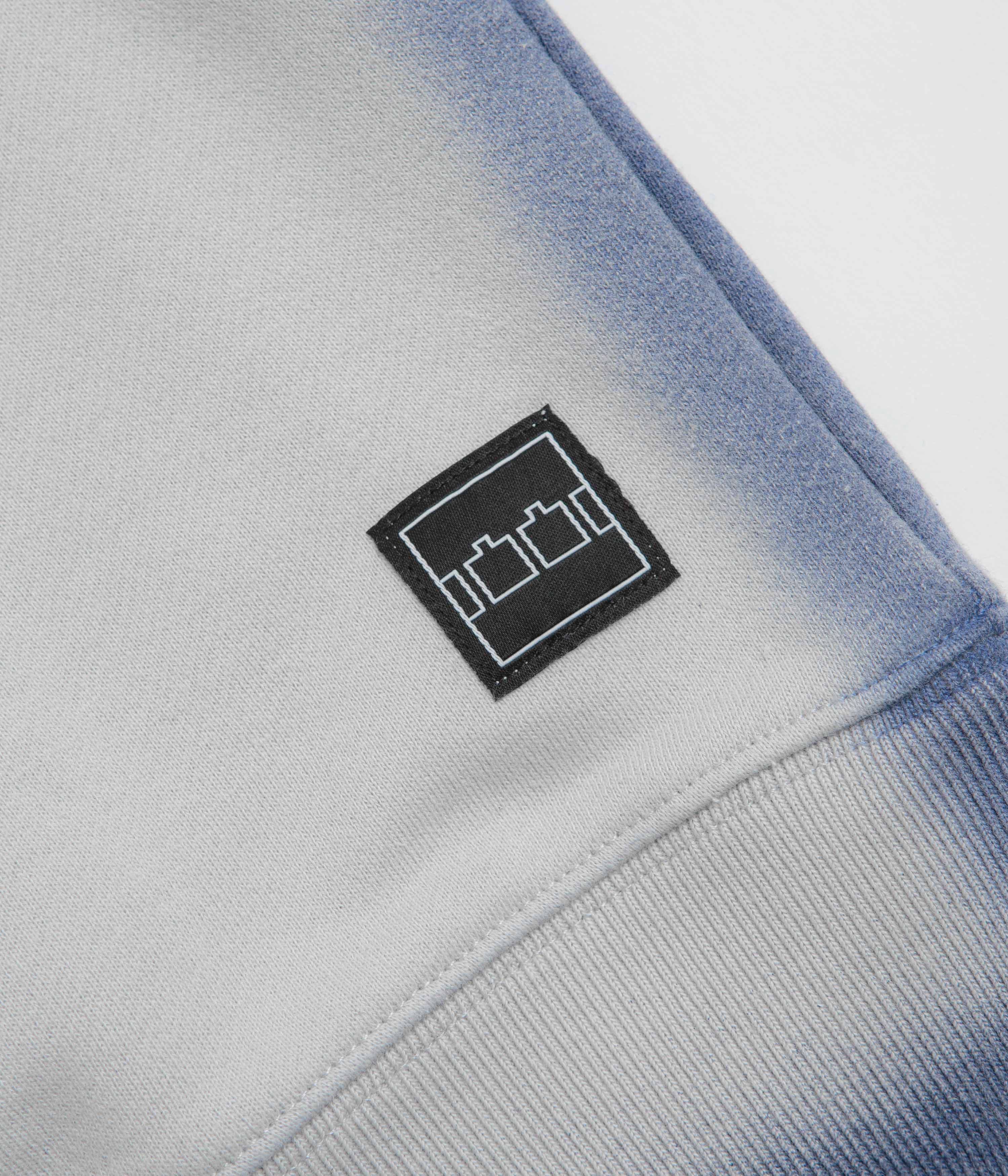 The Trilogy Tapes Overdyed Crewneck Sweatshirt - Grey / Blue - Image 3