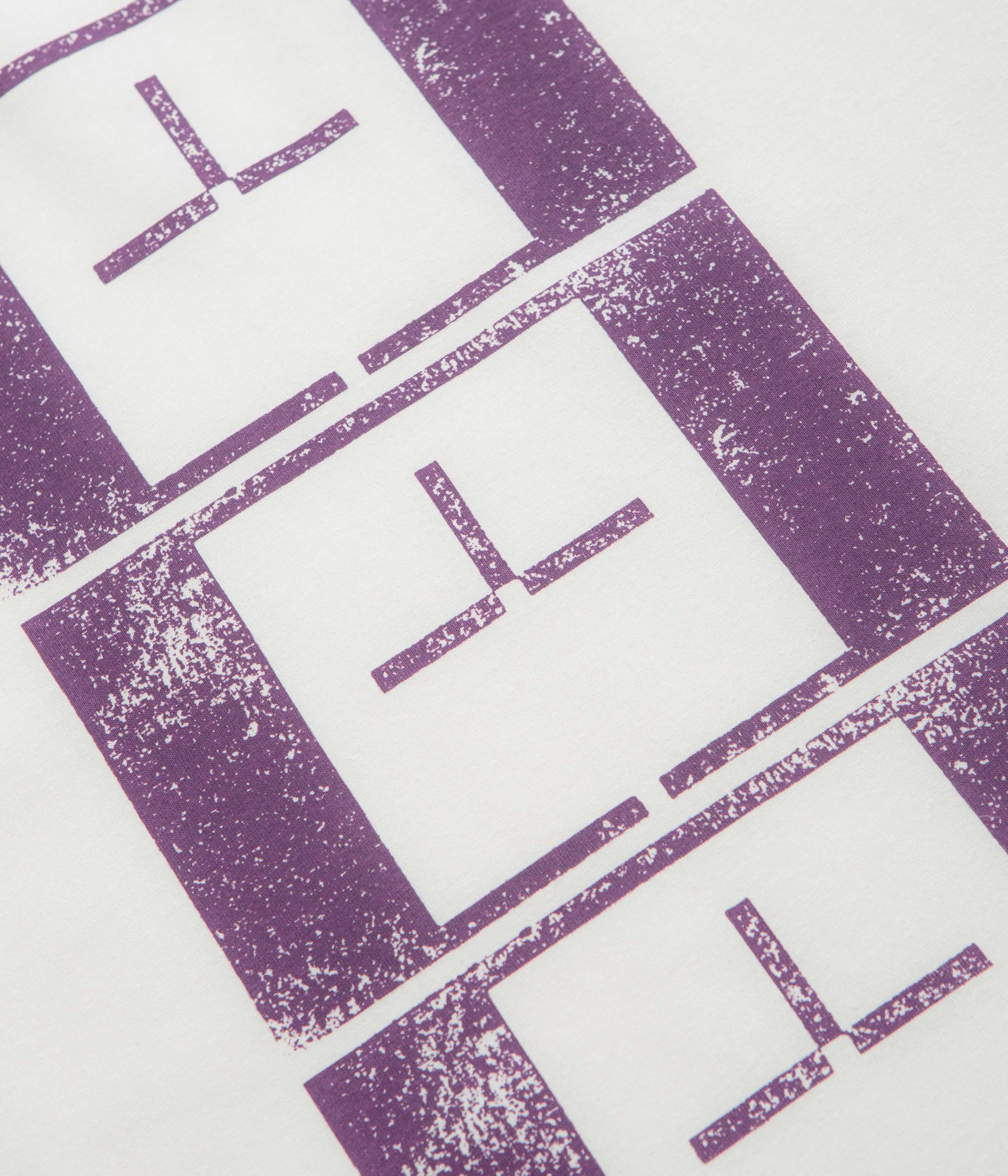 The Trilogy Tapes Upside Down Stamp T'S Long Sleeve T-Shirt - White - Image 3